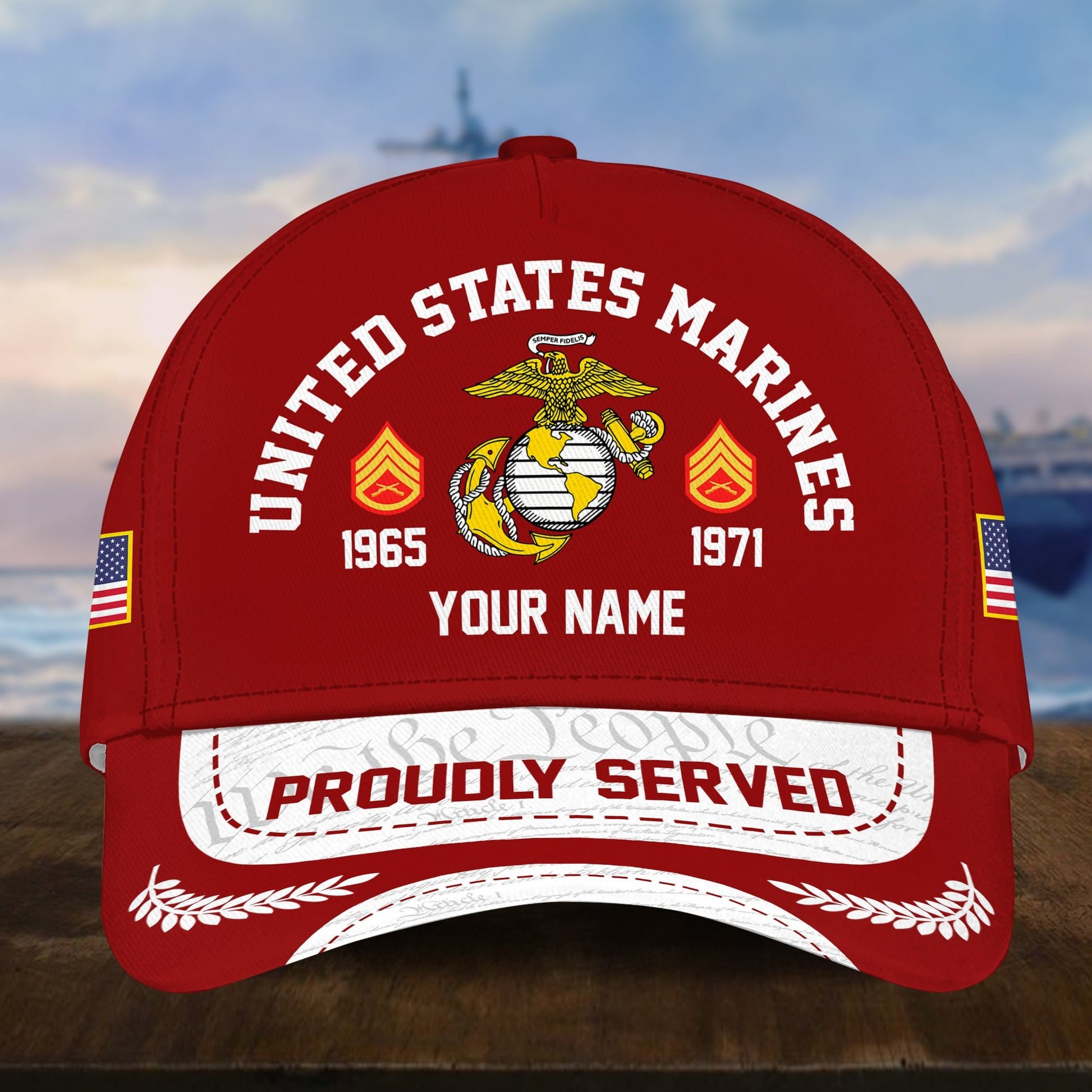 USMC Custom Hat - Military Marine Honor Cap VPVC001403