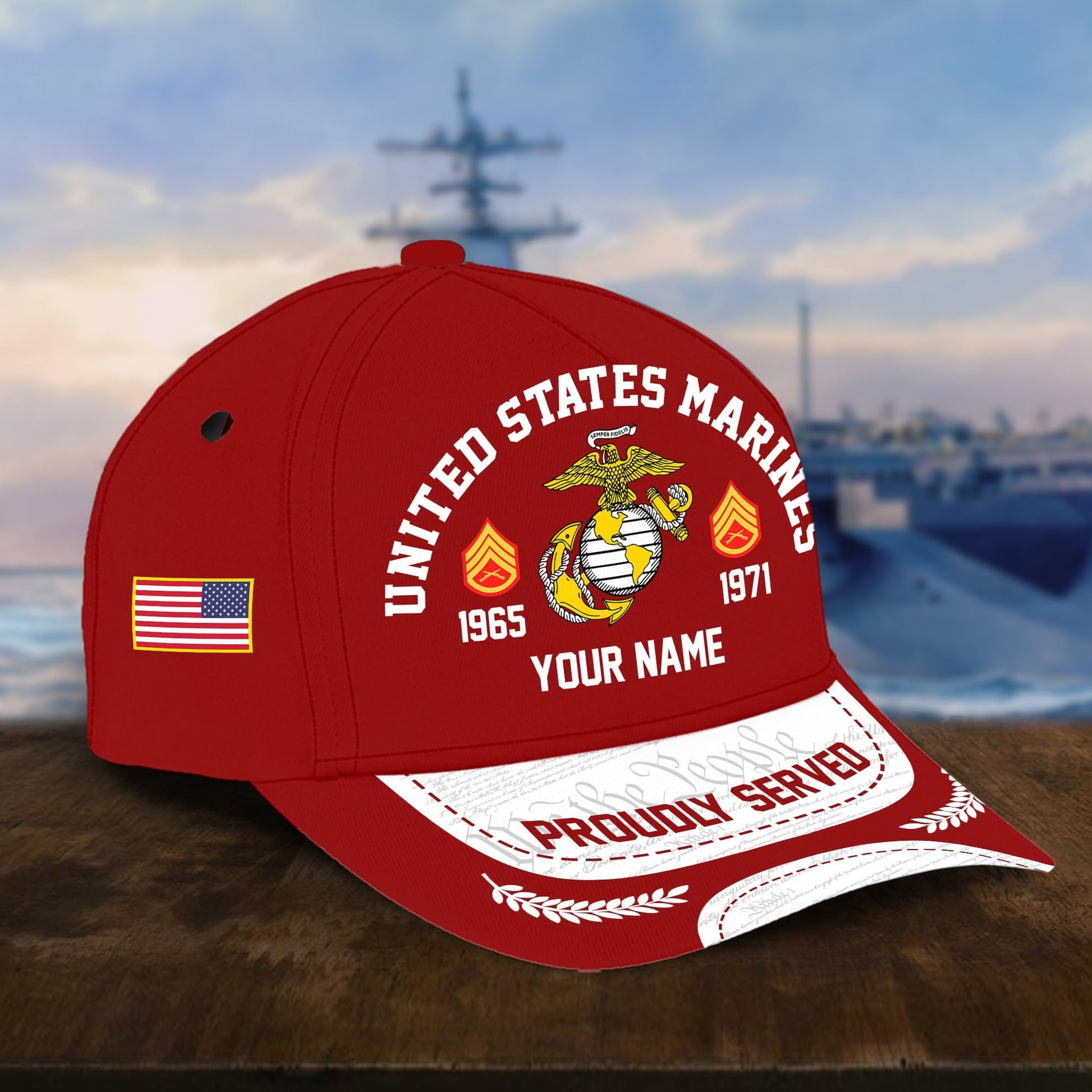 USMC Custom Hat - Military Marine Honor Cap VPVC001403