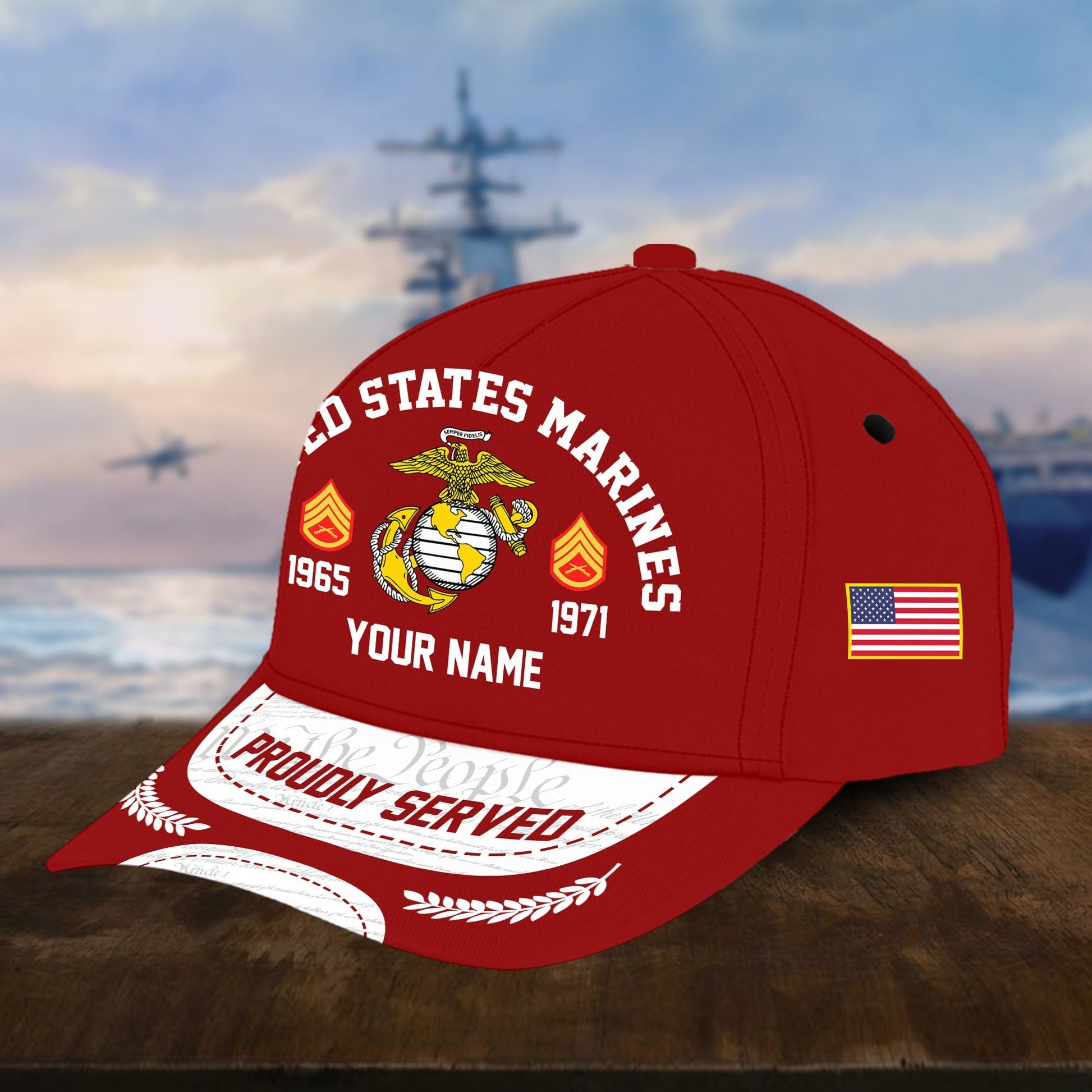 USMC Custom Hat - Military Marine Honor Cap VPVC001403