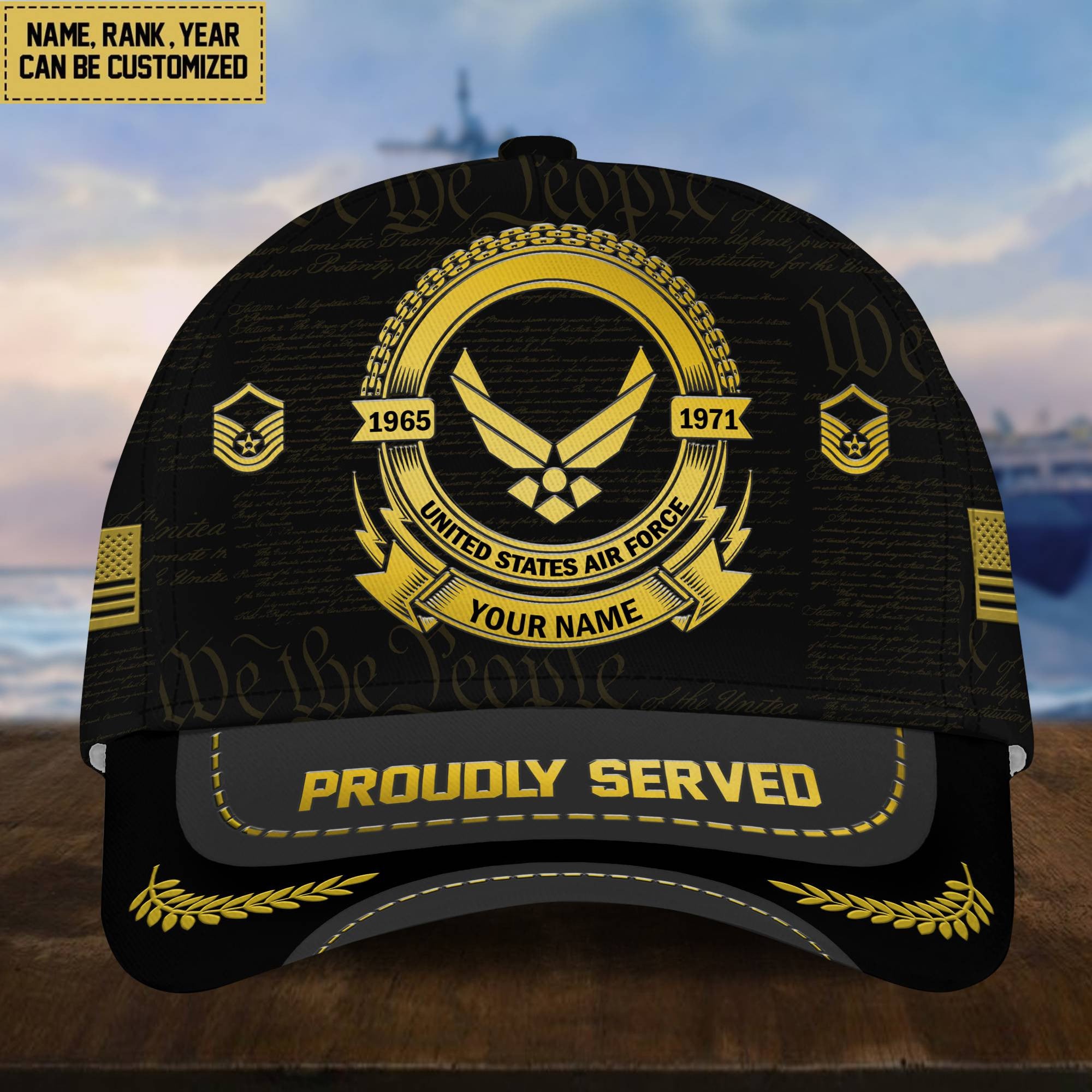 USAF Veteran Hat - Military Honor Air Force Cap VPVC001704