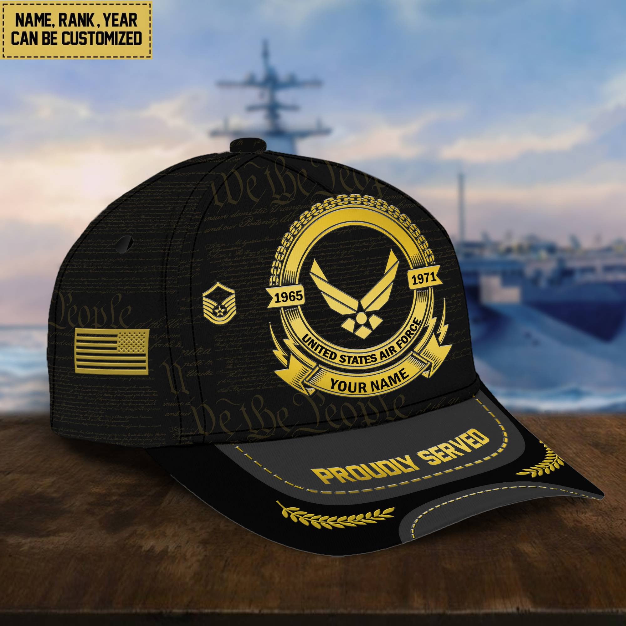 USAF Veteran Hat - Military Honor Air Force Cap VPVC001704
