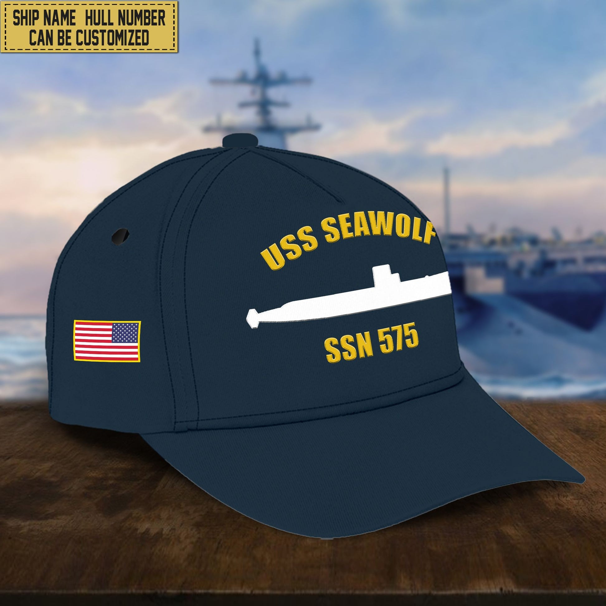 Custom Us Navy Ships Classic Baseball Cap VPVC0016