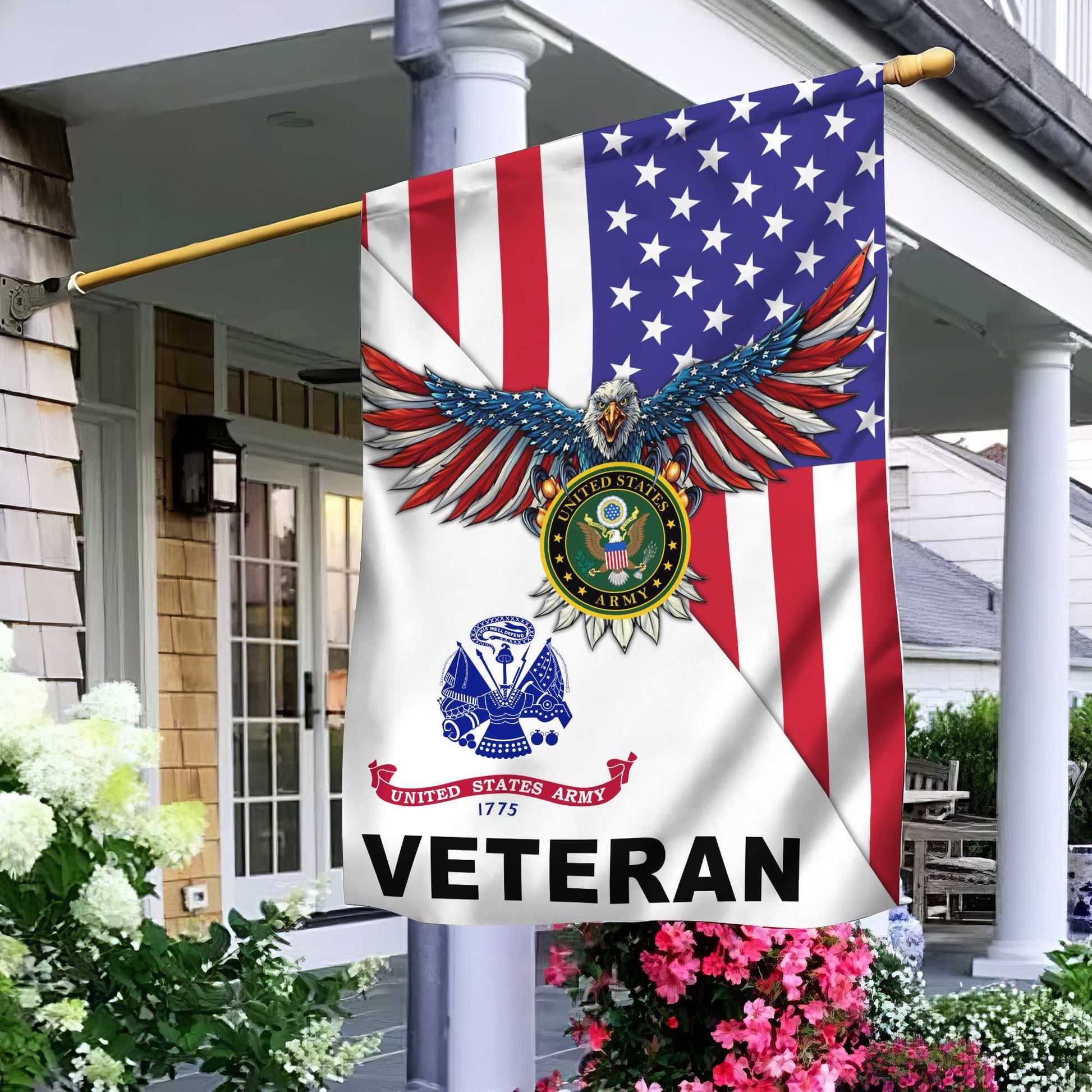 US Army Veteran Garden Flag – House Flag VPVC100201
