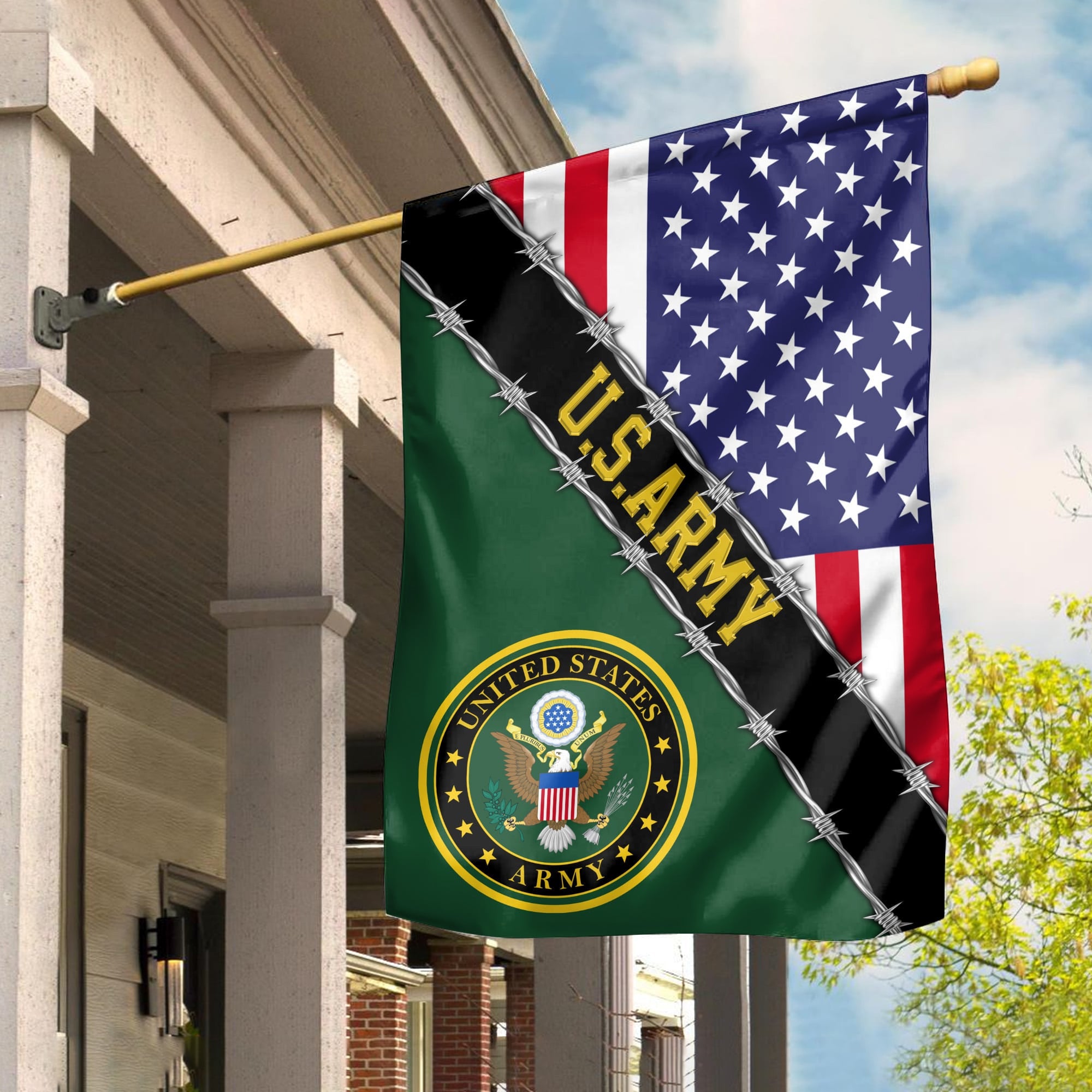 US Army Garden Flag - House Flag, Gift For Veterans Day, Father's Day, Memorial Day VPVC100501