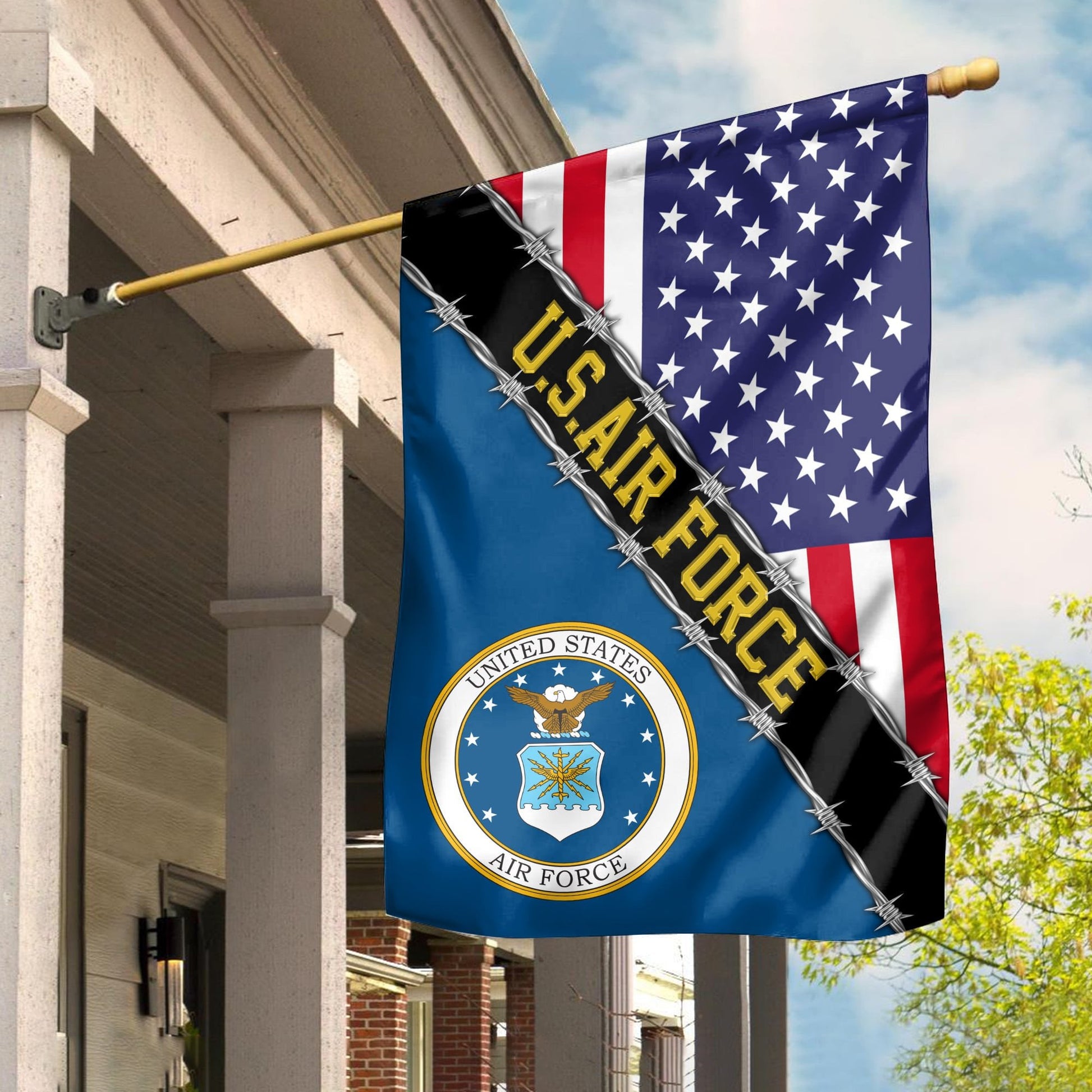 USAF Garden Flag - House Flag, Gift For Veterans Day, Father's Day, Memorial Day VPVC100504