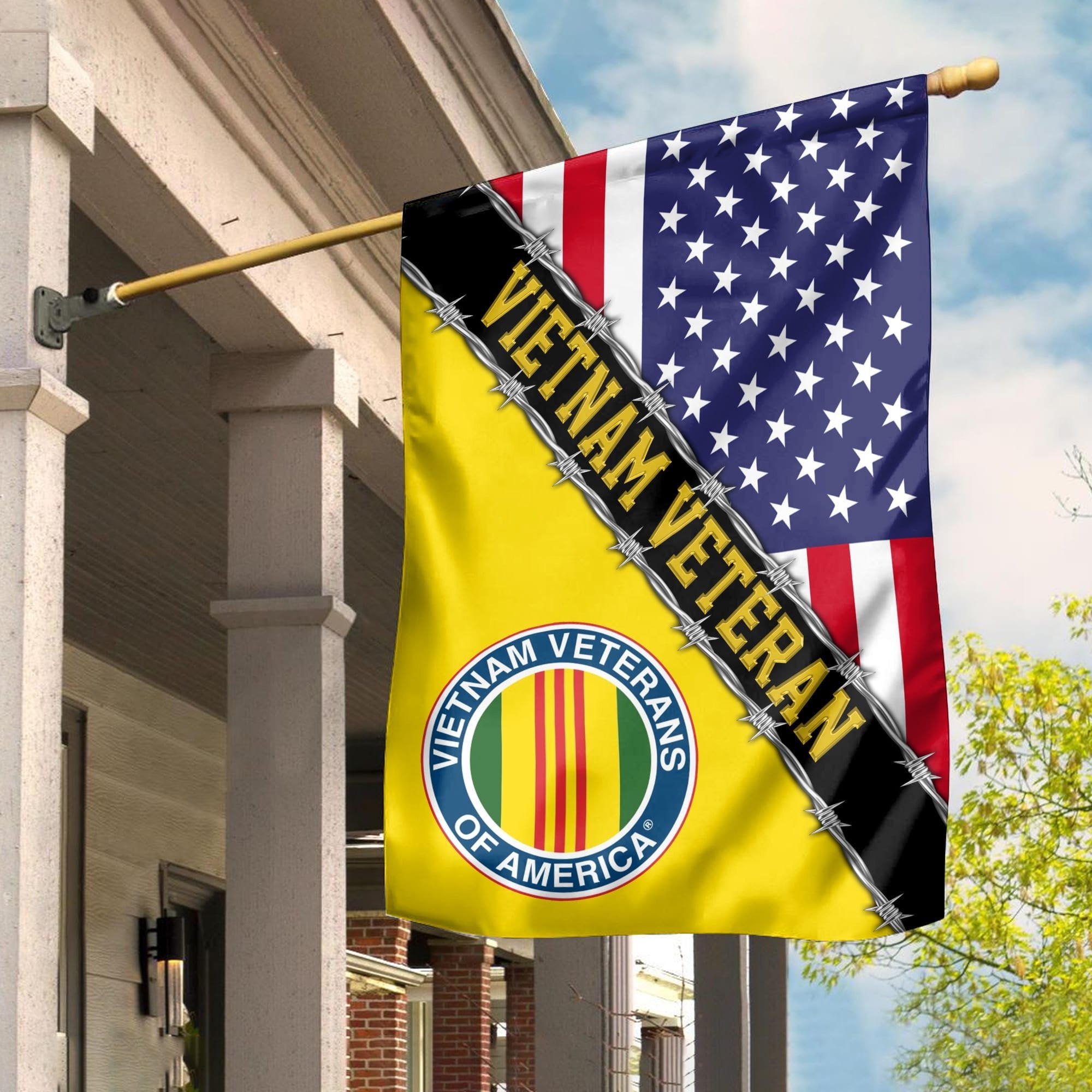 Vietnam Veteran Garden Flag - House Flag, Gift For Veterans Day, Father's Day, Memorial Day VPVC100506