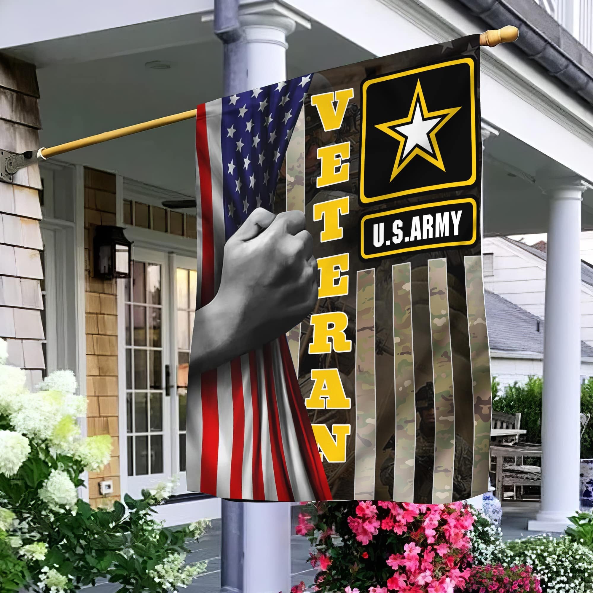 US Army Garden Flag - House Flag, Gift For Veterans Day, Father's Day, Memorial Day VPVC100601