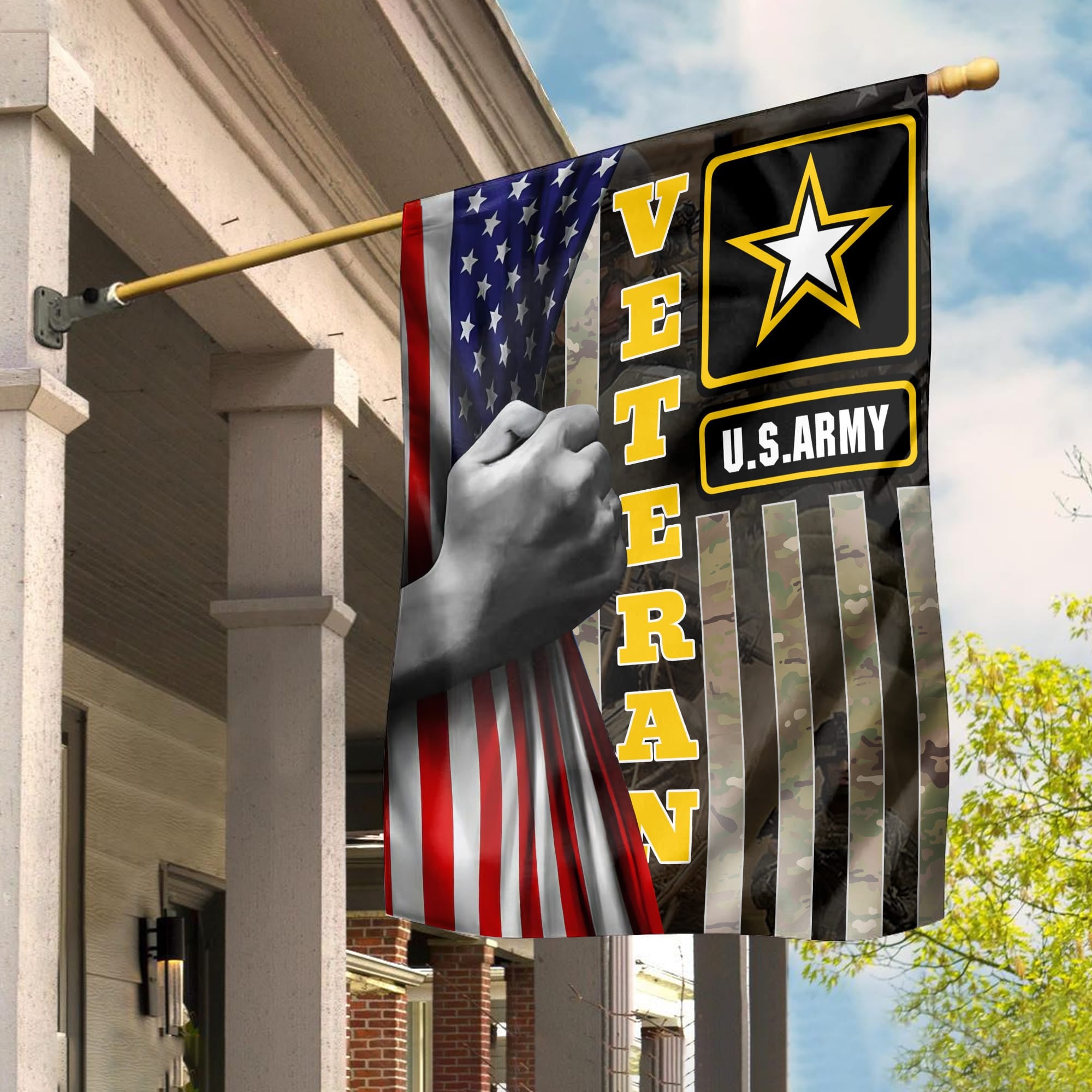 US Army Garden Flag - House Flag, Gift For Veterans Day, Father's Day, Memorial Day VPVC100601