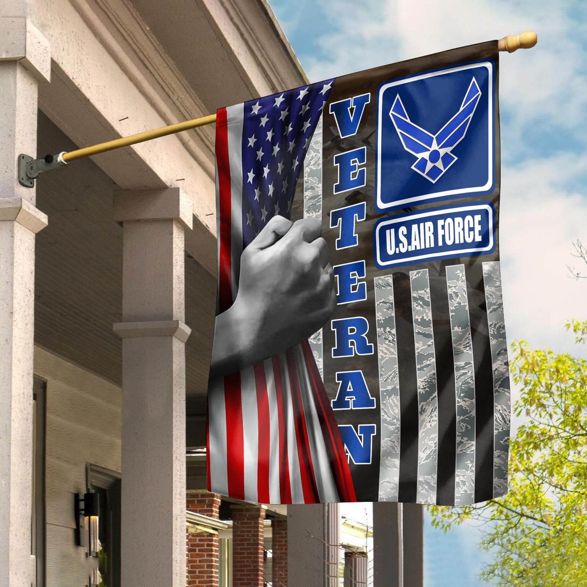 USAF Garden Flag - House Flag, Gift For Veterans Day, Father's Day, Memorial Day VPVC100604