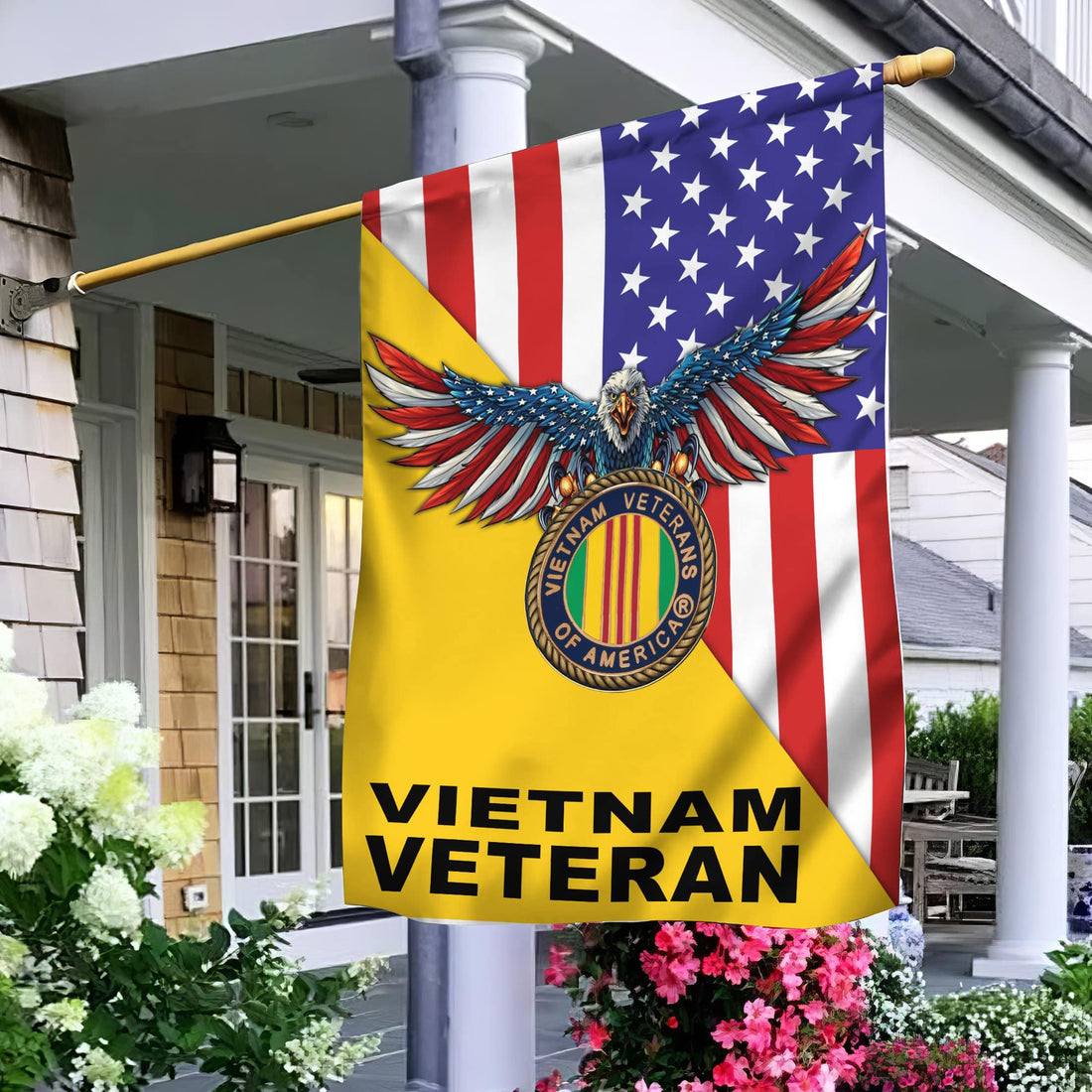 Vietnam Veteran Garden Flag - House Flag, Gift For Vietnam Veteran VPVC100706