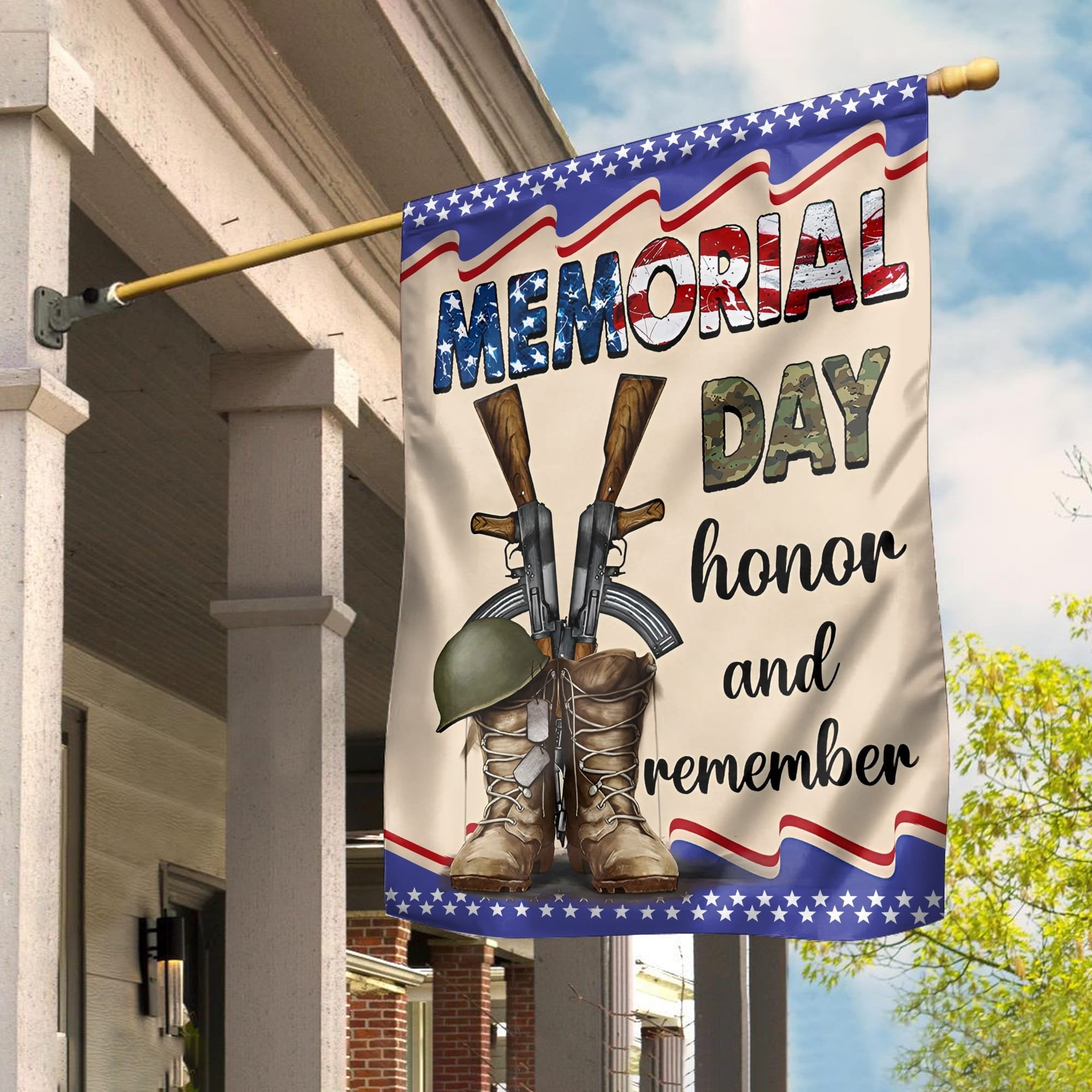 US Veteran Garden Flag - House Flag, Memorial Day Honor And Remember VPVC101201