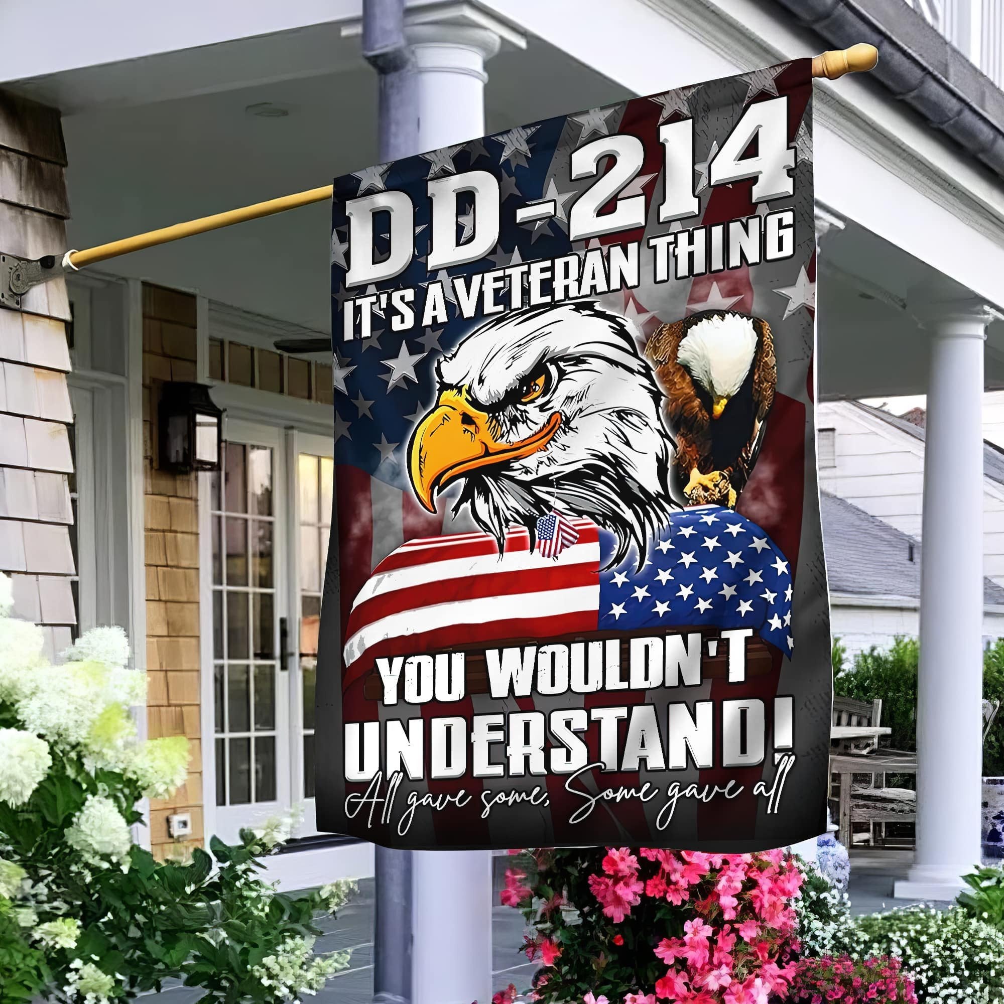 US Veteran Garden Flag - House Flag DD - 214 It Is A Veteran Thing VPVC101601