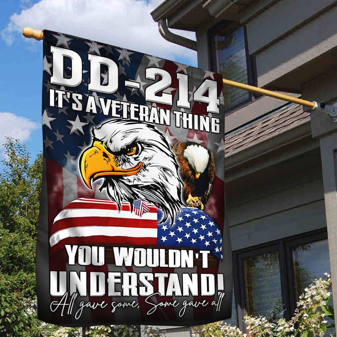 US Veteran Garden Flag - House Flag DD - 214 It Is A Veteran Thing VPVC101601