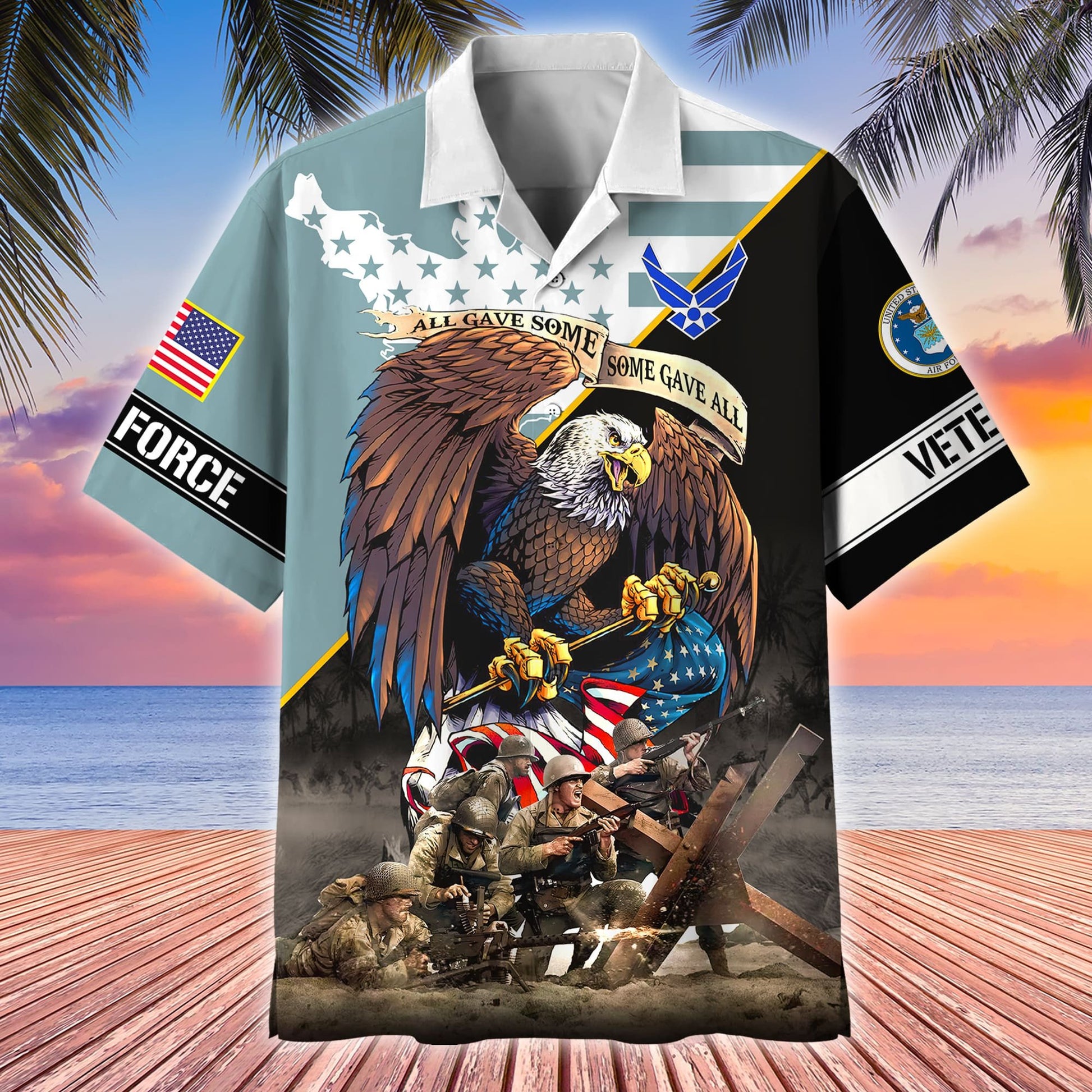 Premium All Gave Some Some Gave All US Veterans Hawaii Shirt APVC160501