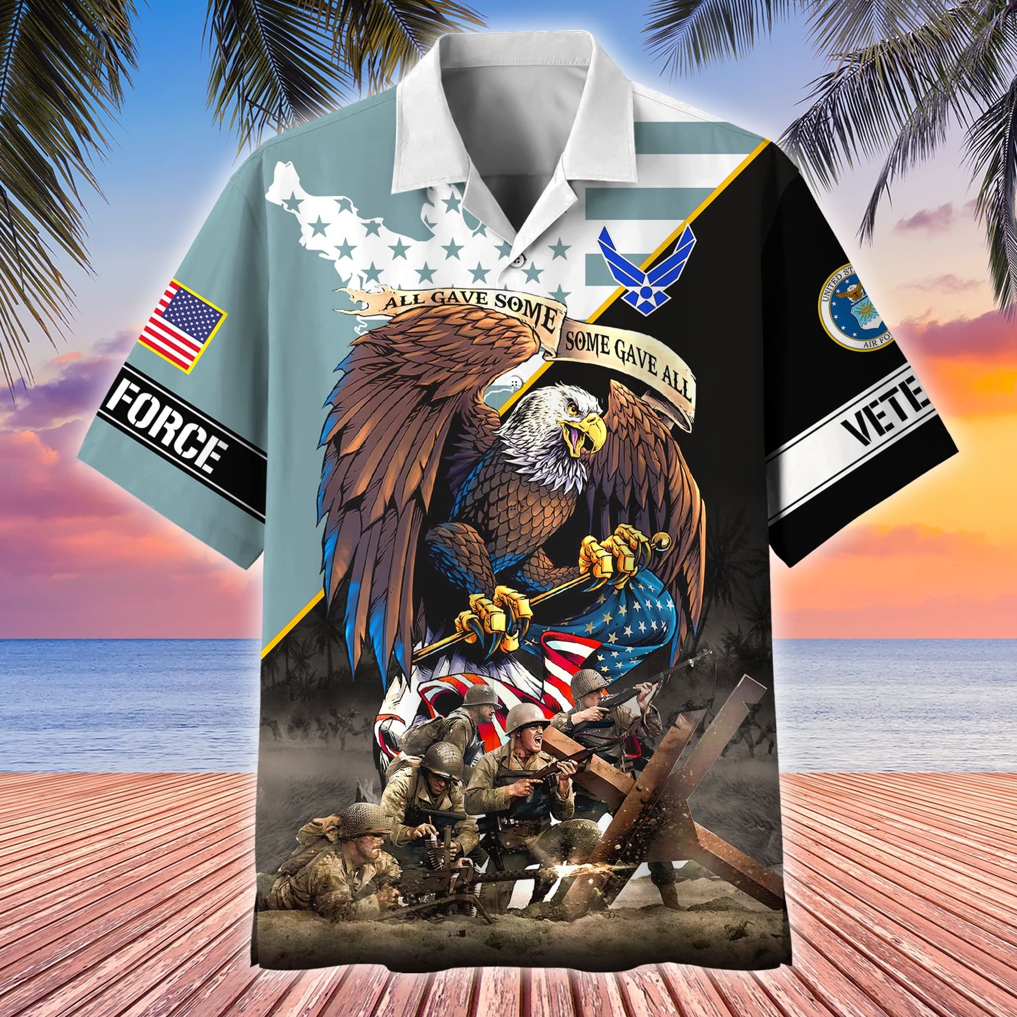 Premium All Gave Some Some Gave All US Veterans Hawaii Shirt APVC160501
