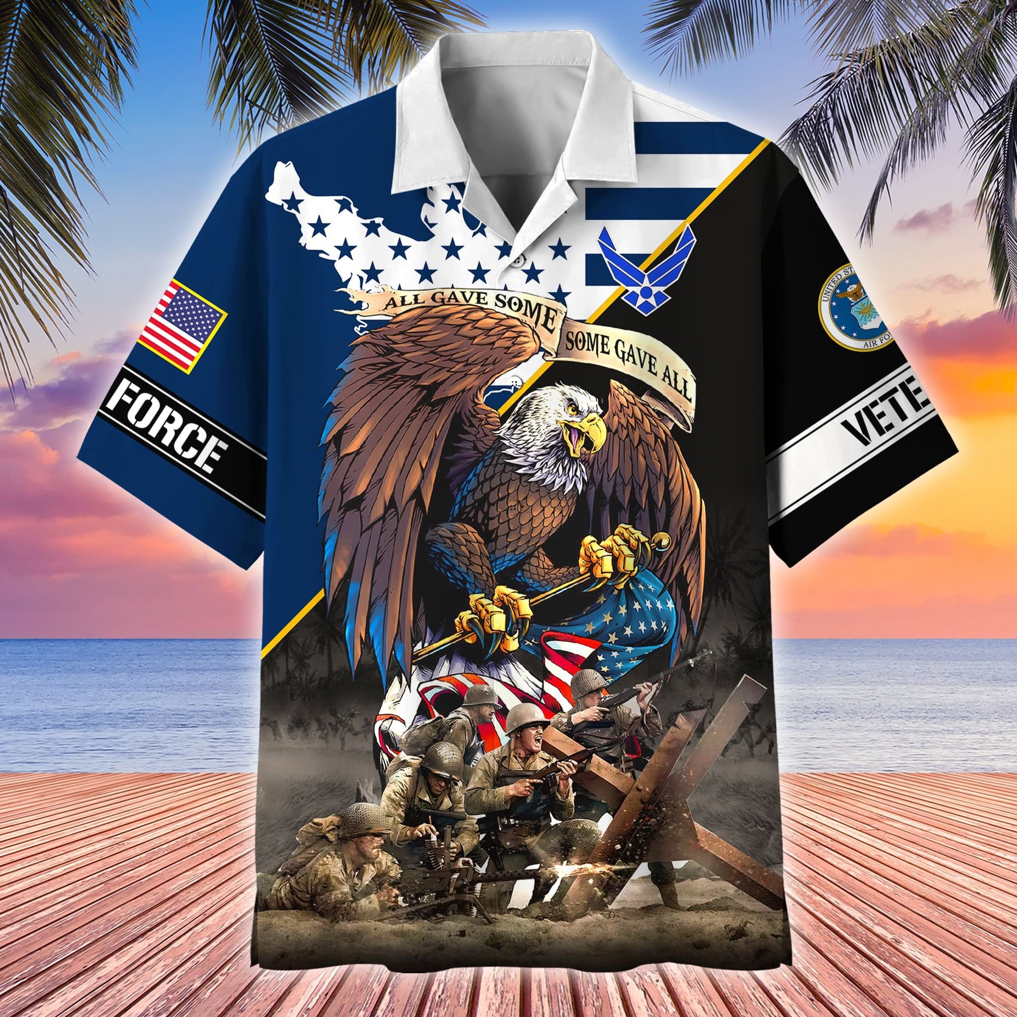 Premium All Gave Some Some Gave All US Veterans Hawaii Shirt APVC160501