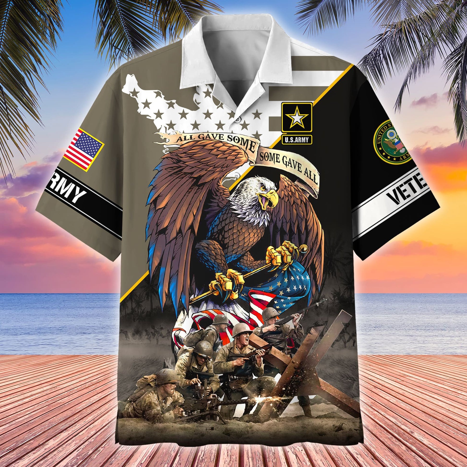 Premium All Gave Some Some Gave All US Veterans Hawaii Shirt APVC160501