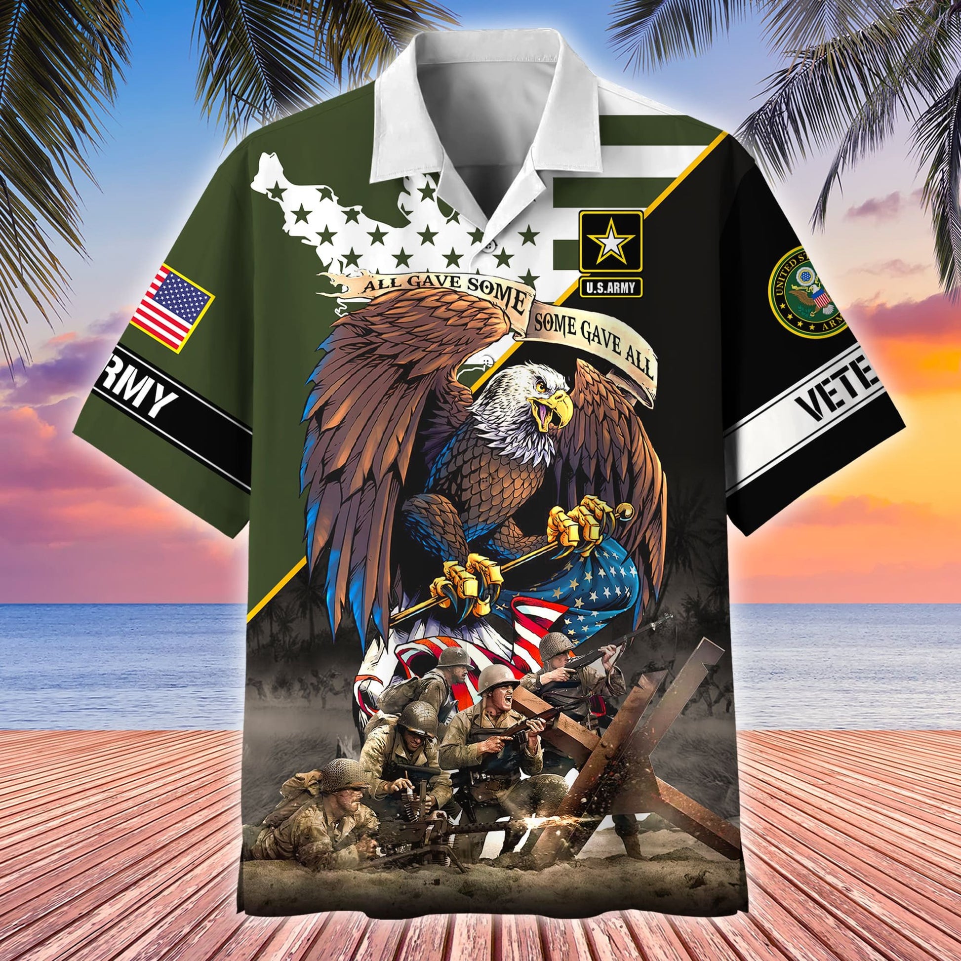 Premium All Gave Some Some Gave All US Veterans Hawaii Shirt APVC160501