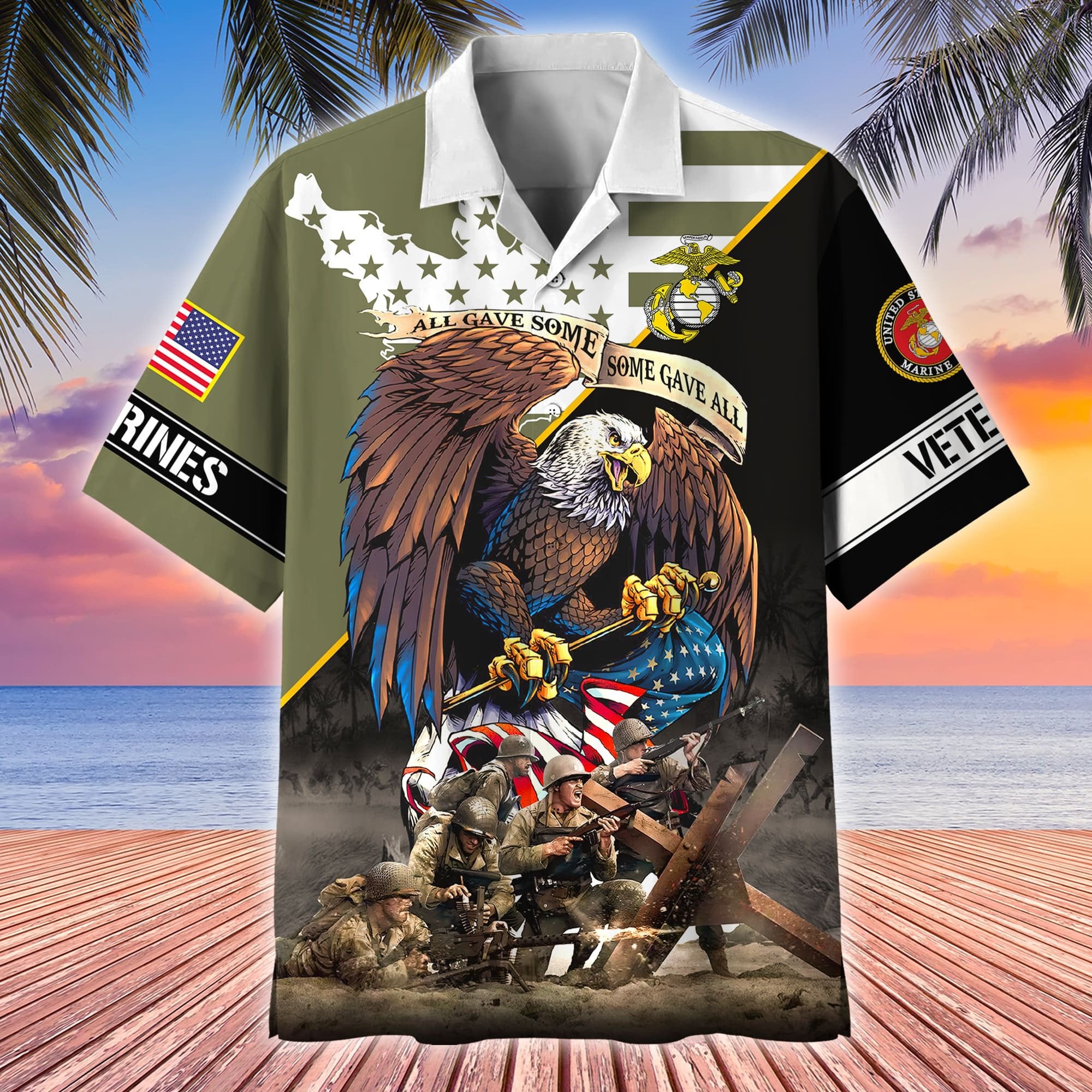 Premium All Gave Some Some Gave All US Veterans Hawaii Shirt APVC160501