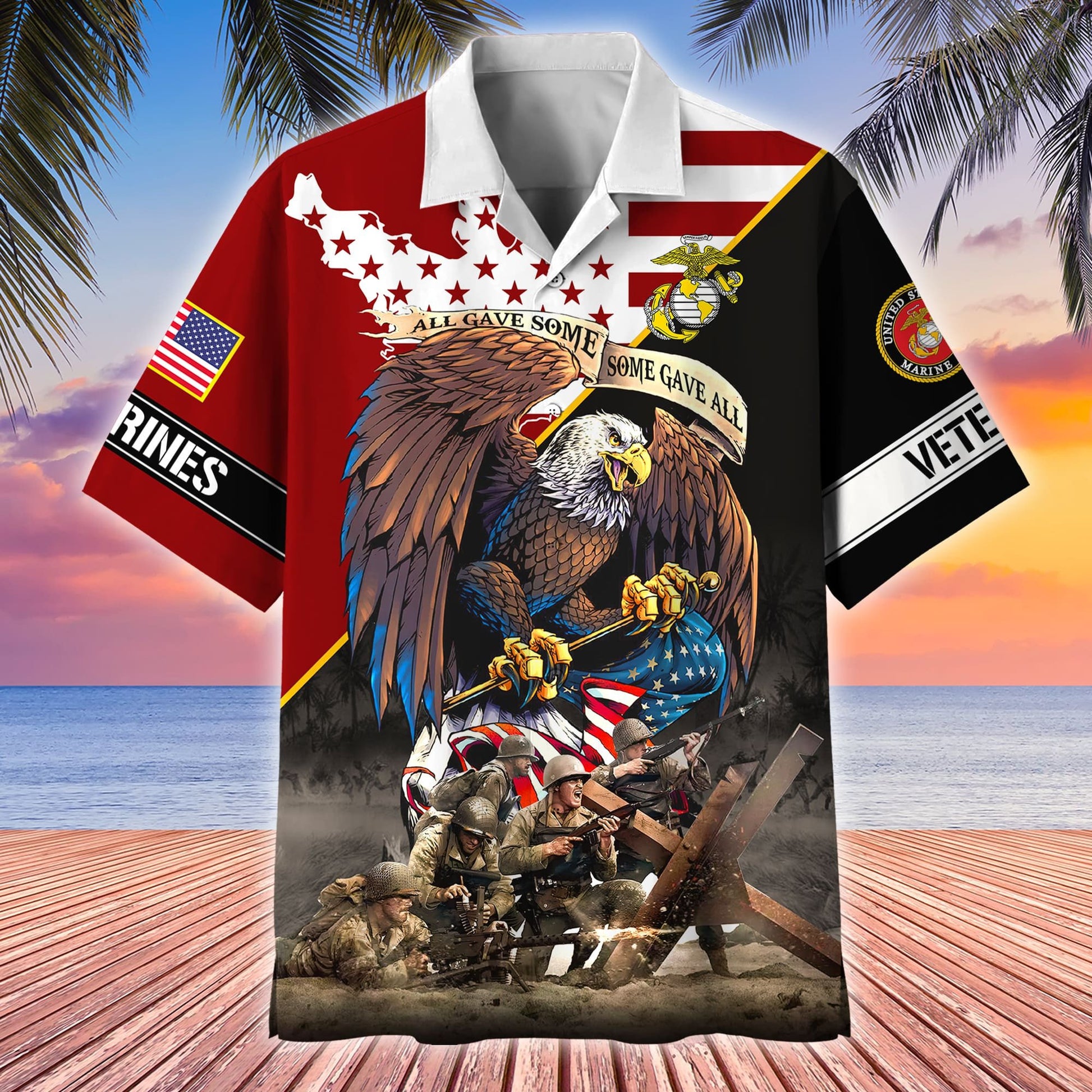 Premium All Gave Some Some Gave All US Veterans Hawaii Shirt APVC160501