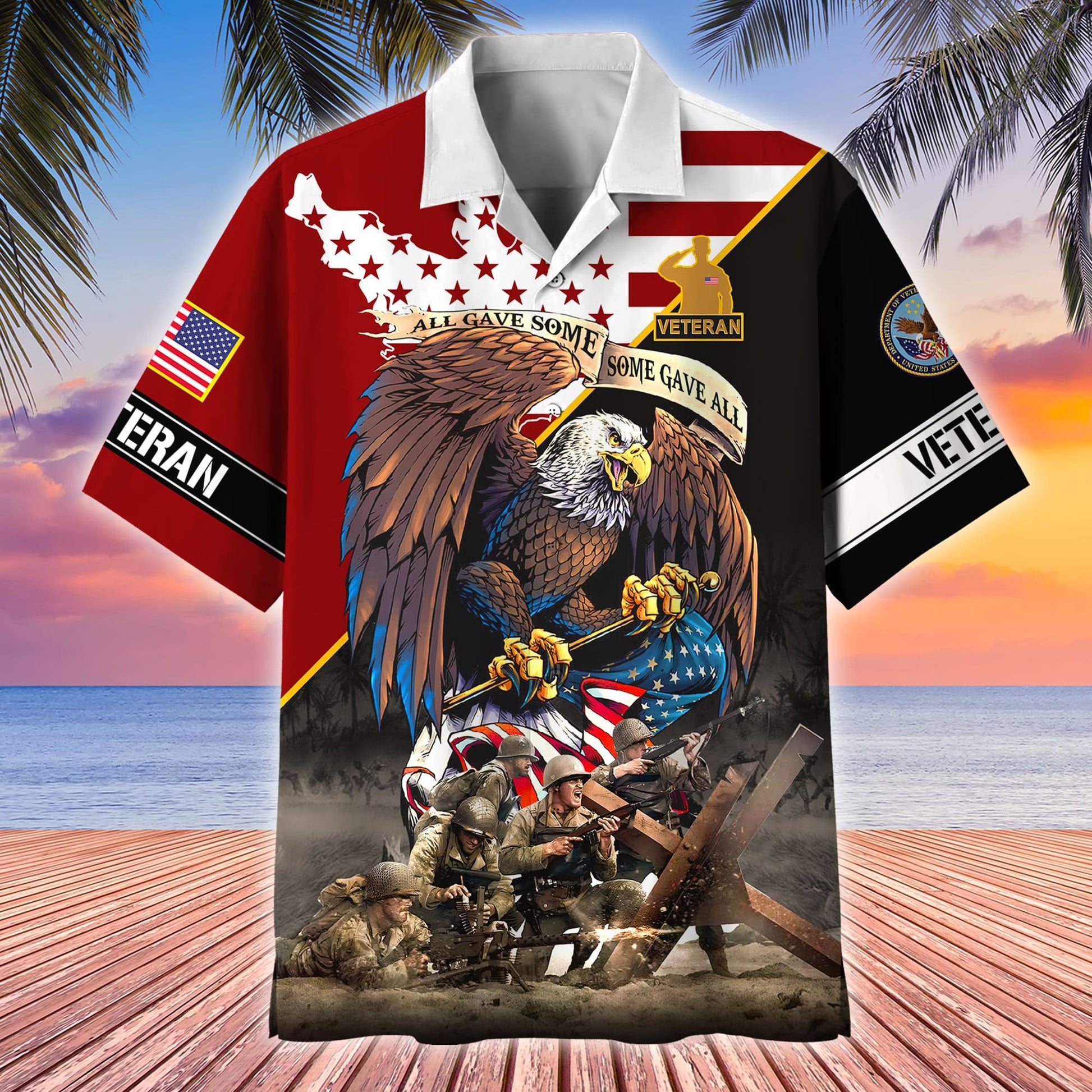 Premium All Gave Some Some Gave All US Veterans Hawaii Shirt APVC160501
