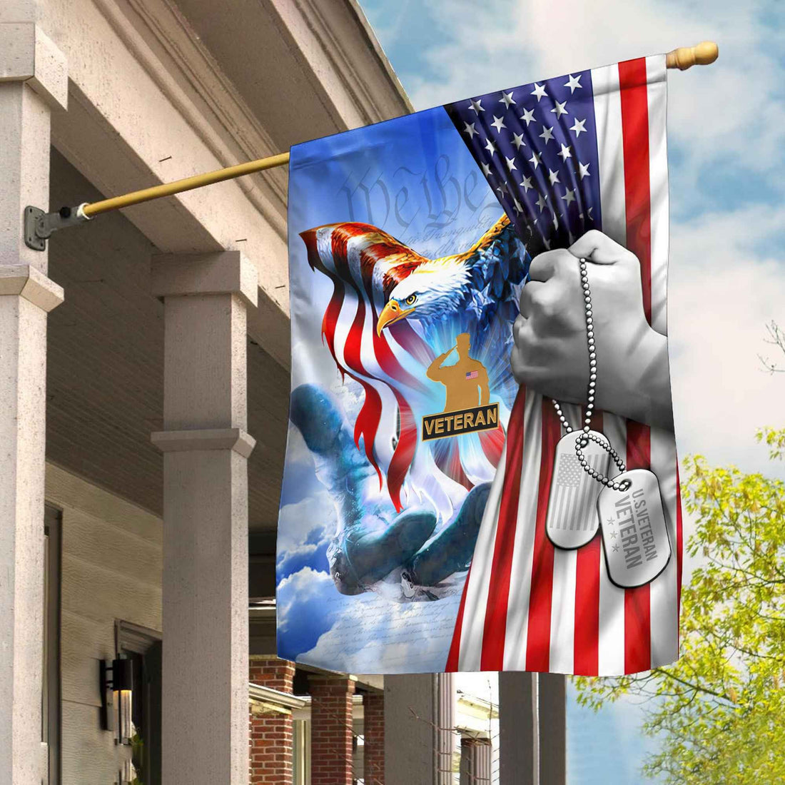 US Veteran Garden Flag - House Flag VPVC06100206