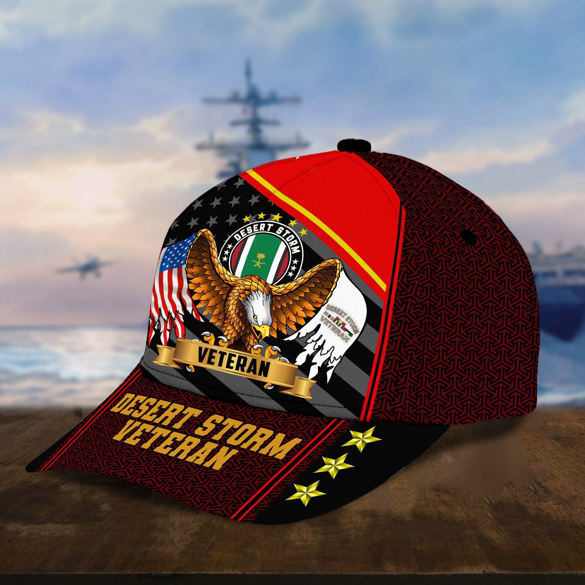 Premium Desert Storm Veteran Cap APVC240512