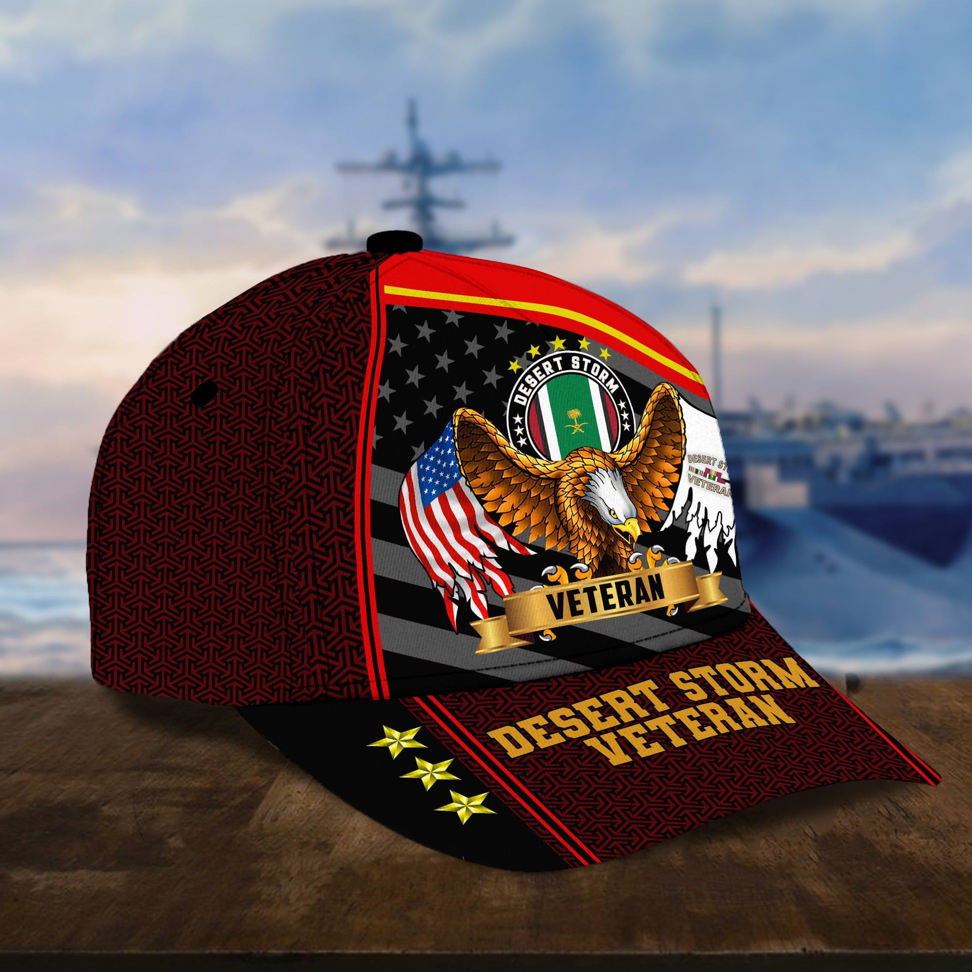 Premium Desert Storm Veteran Cap APVC240512