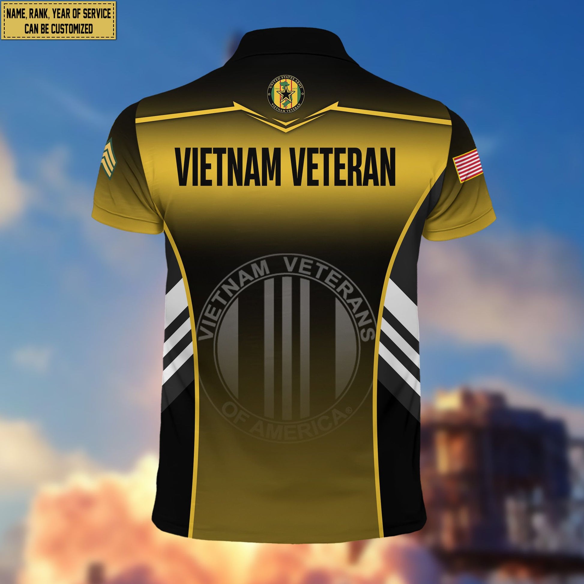 Vietnam Veteran Polo Shirt, Gift for Grandpa Dad Husband, Gift for Vn Veteran VPVC200906