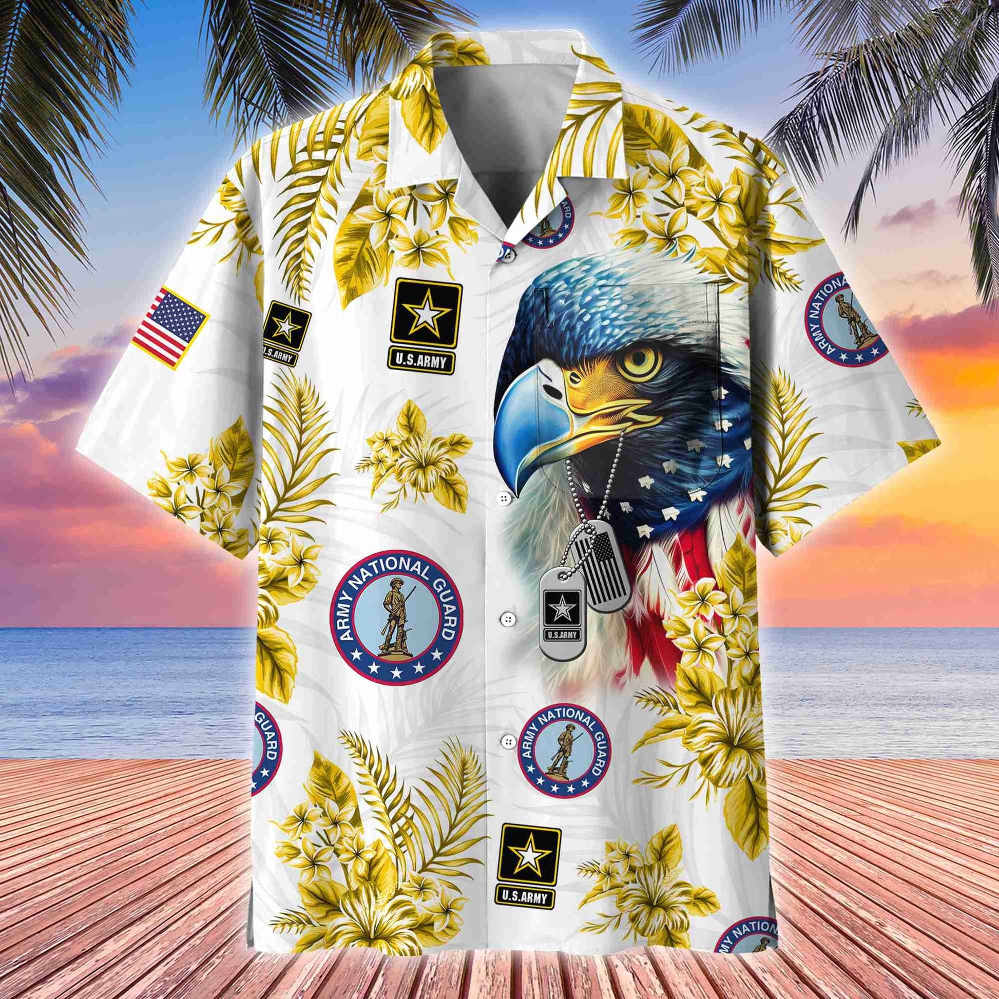 Premium US Veterans Hawaii Shirt With Pocket, Gift For Army Veteran, Navy Veteran, Marine Veteran, Air Force Veteran, Coast Guard Veteran, Vietnam Veteran, Gift For Veterans Day, Father's Day, Independence Day APVC110611