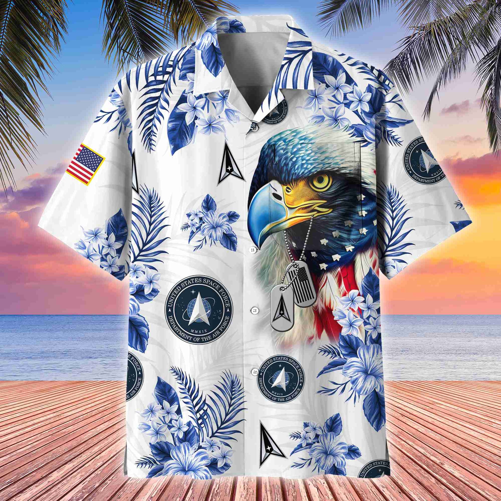 Premium US Veterans Hawaii Shirt With Pocket, Gift For Army Veteran, Navy Veteran, Marine Veteran, Air Force Veteran, Coast Guard Veteran, Vietnam Veteran, Gift For Veterans Day, Father's Day, Independence Day APVC110611