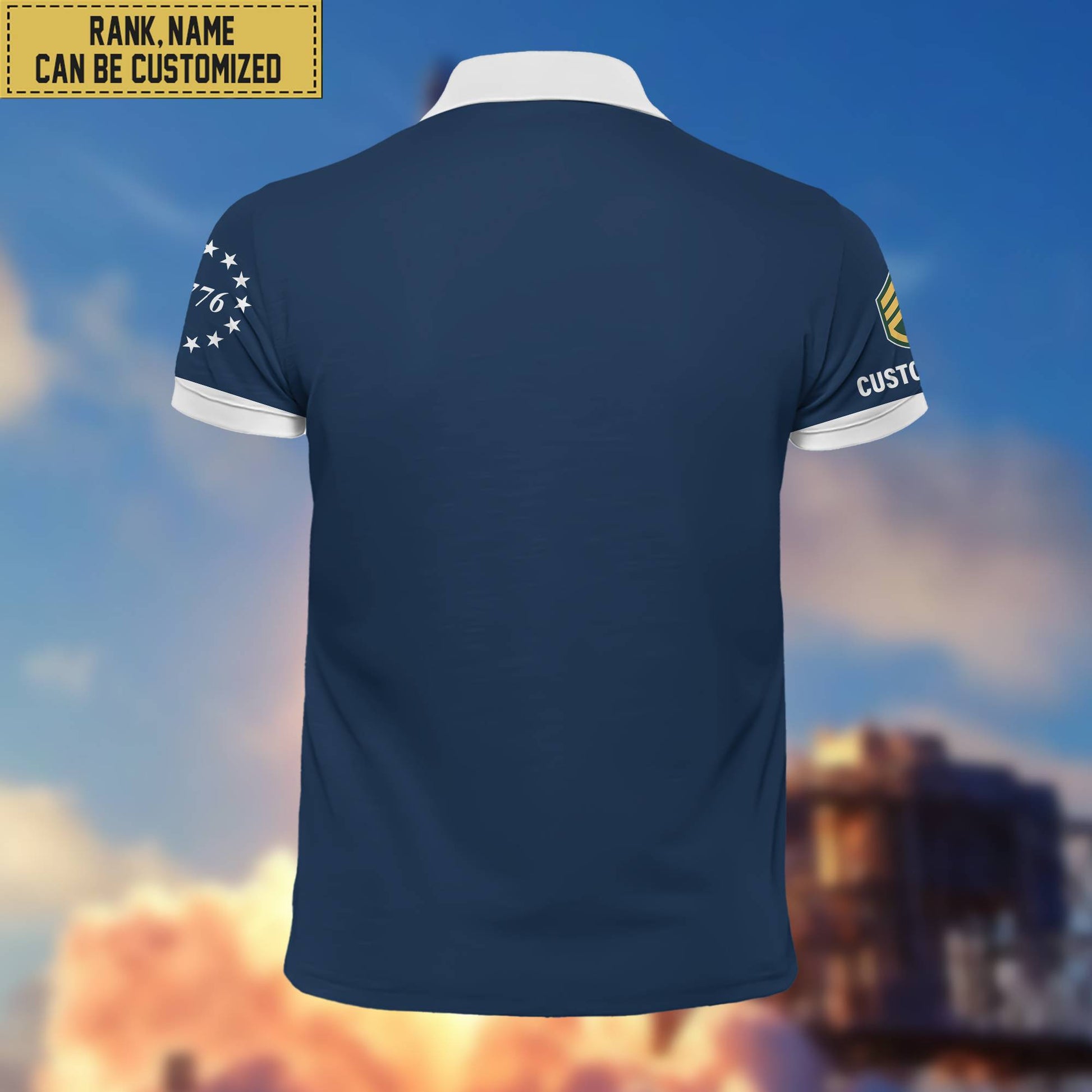 Premium Custom US Army Polo Shirt, Gift for Army Veteran VPVC201901