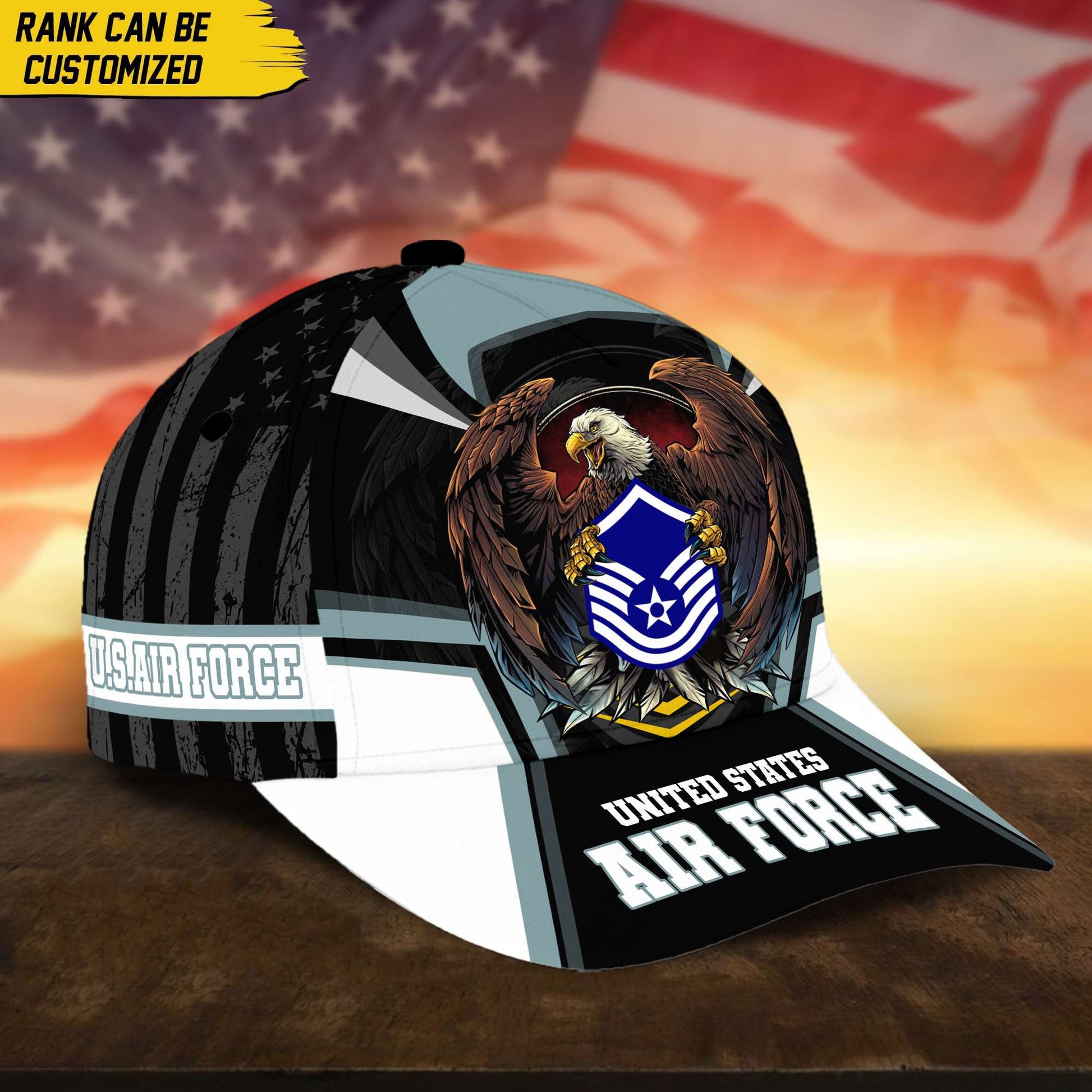 Premium Custom USAF Veteran Cap, Gift for Air Force Veteran VPVC002404