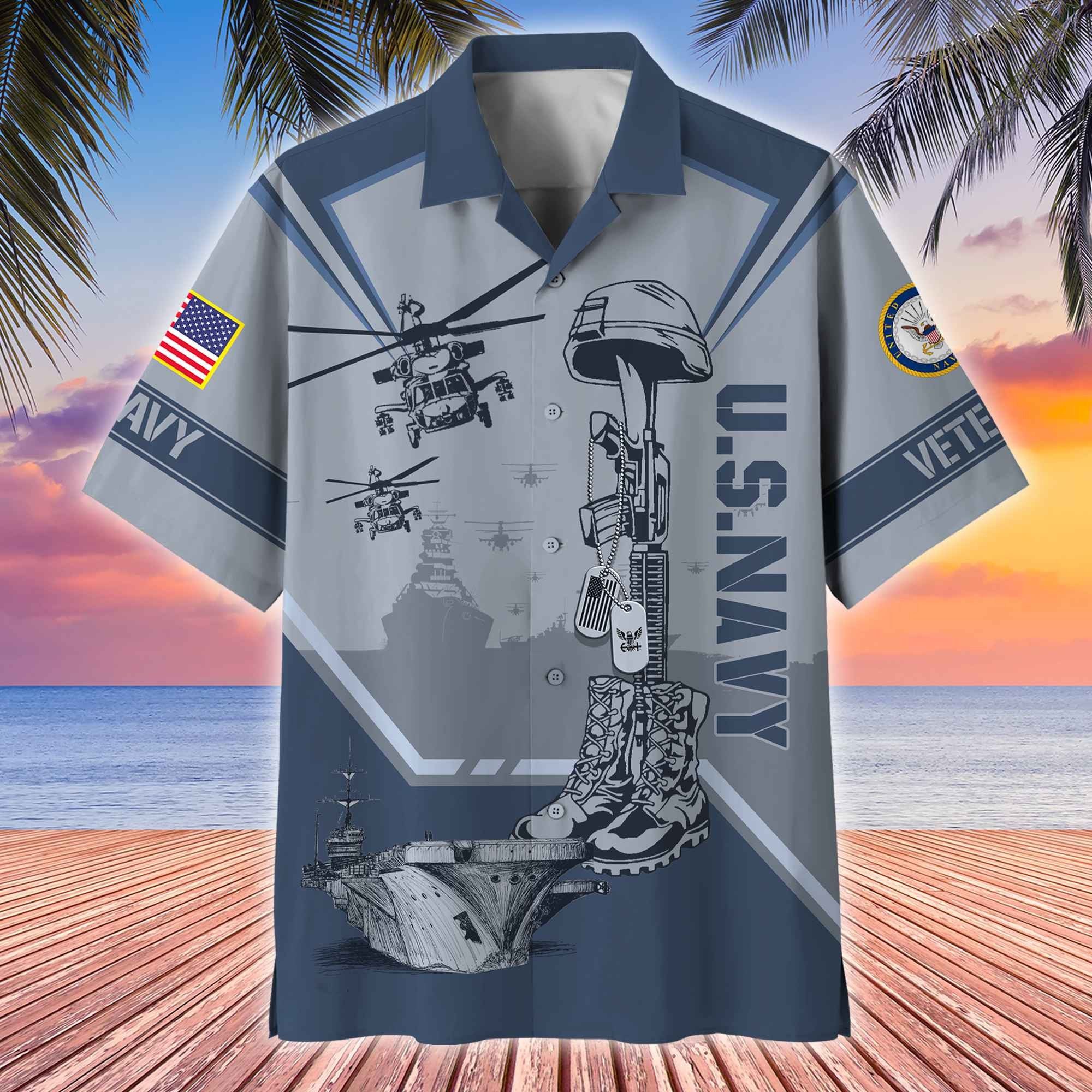 Premium US Veterans Hawaii Shirt APVC140601