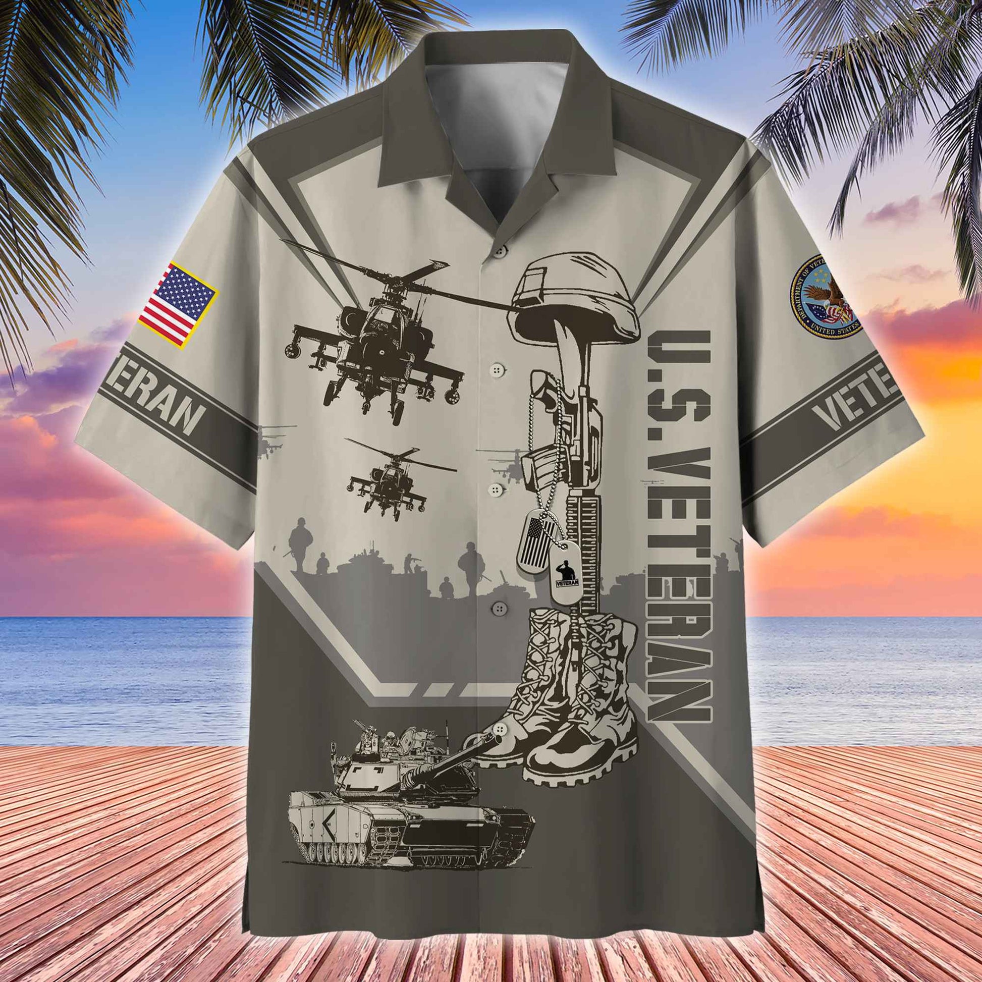 Premium US Veterans Hawaii Shirt APVC140601