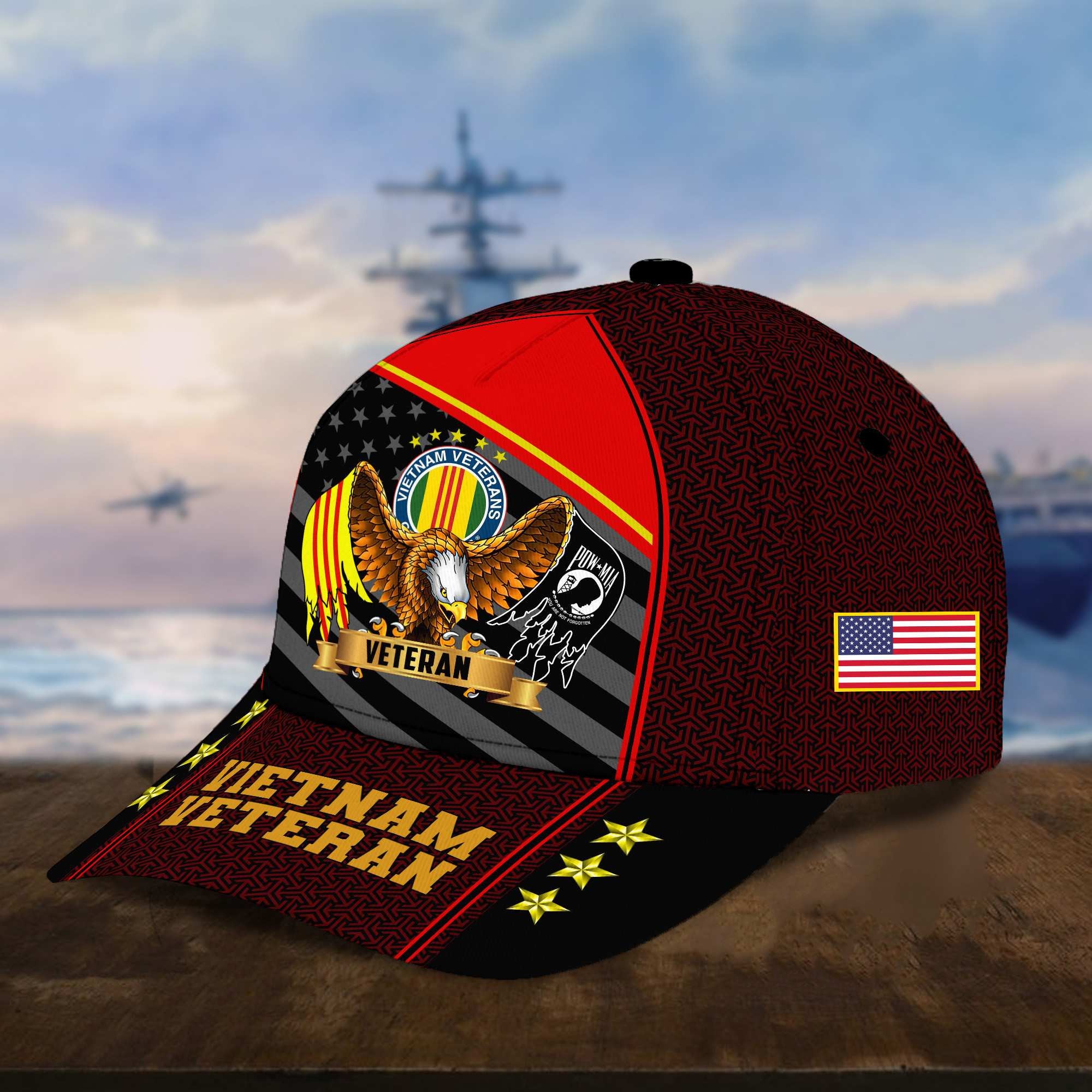 Premium Vietnam Veteran Cap, Gifts for Vietnam Veteran, Hat Gifts for Dad, for Husband VPVC002706