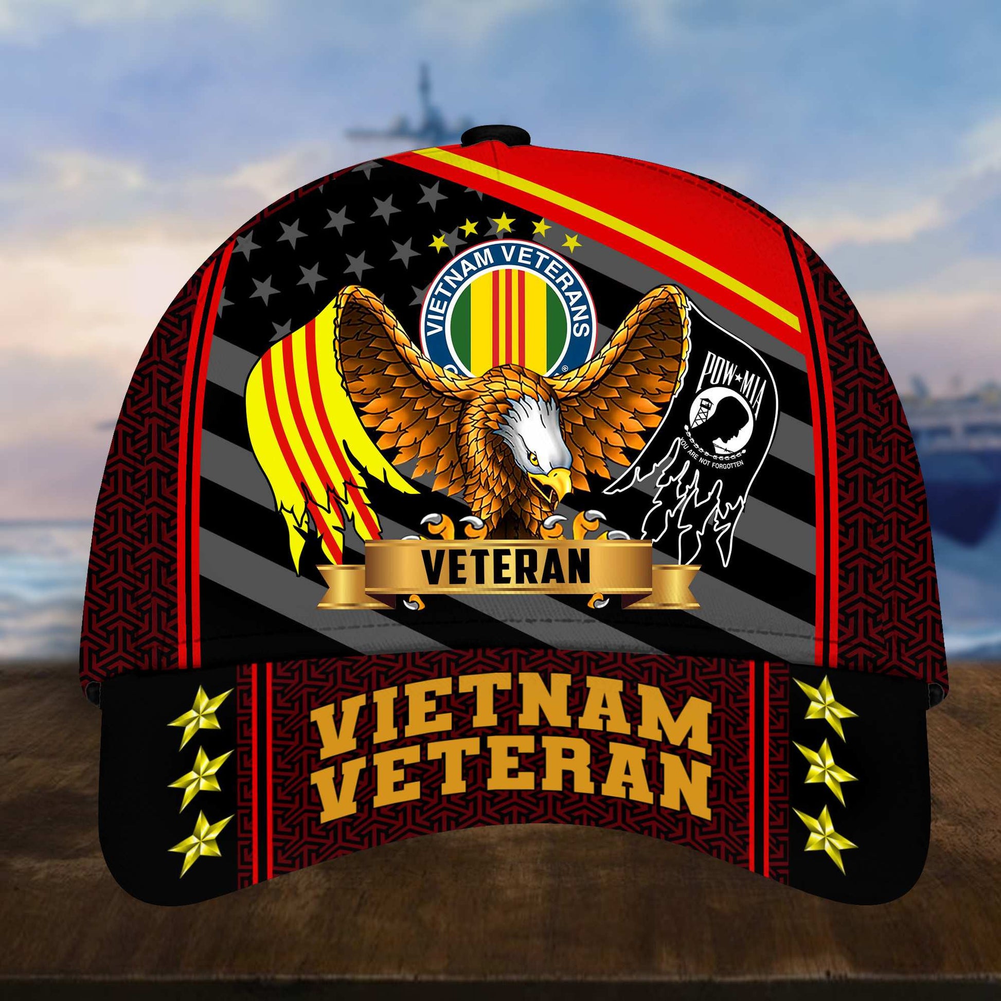 Premium Vietnam Veteran Cap, Gifts for Vietnam Veteran, Hat Gifts for Dad, for Husband VPVC002706