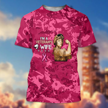 Premium I'm A Veteran's Wife T-Shirt BPVC020710