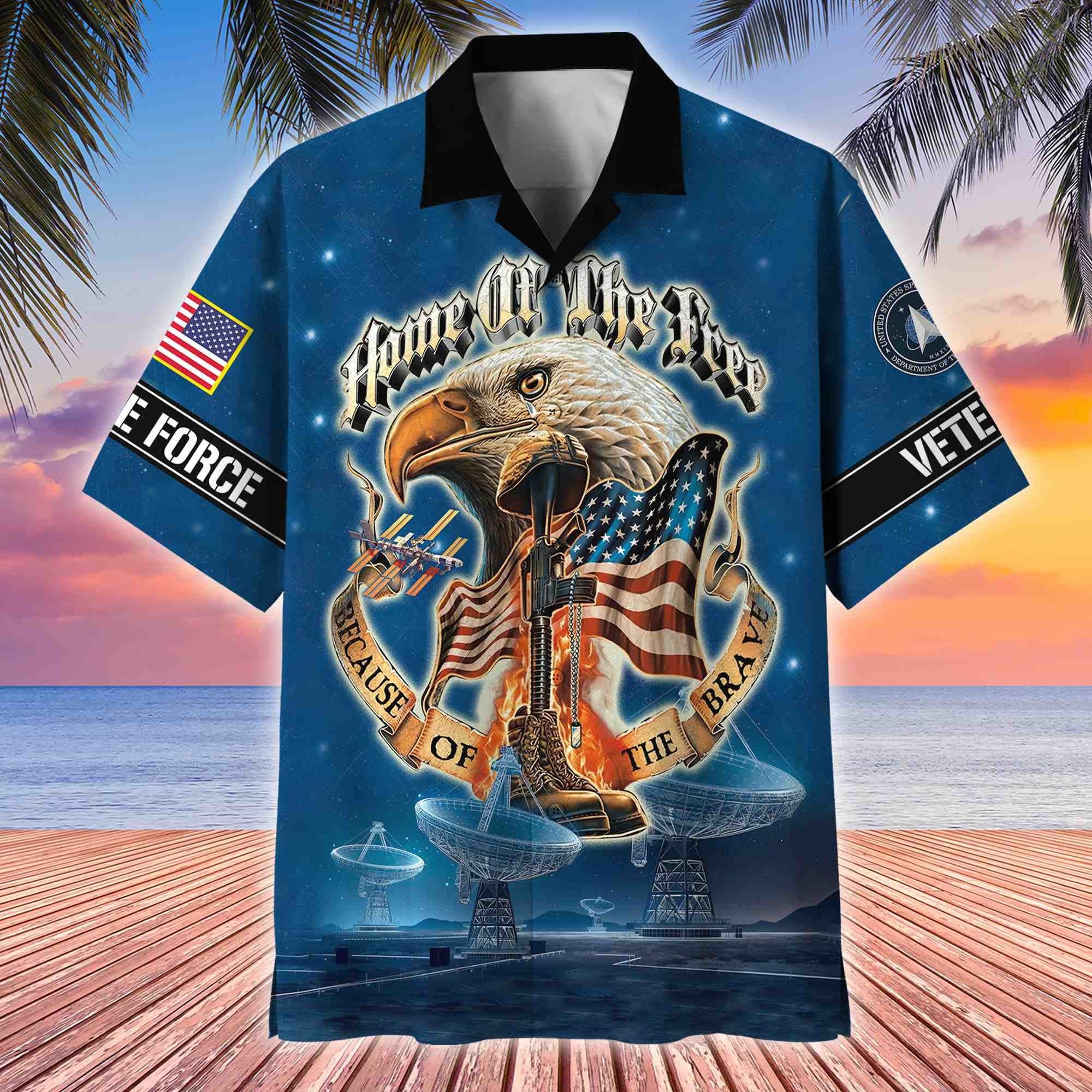 Premium US Veterans Hawaii Shirt, Gifts For Dad For Husband Veteran BPVC030701