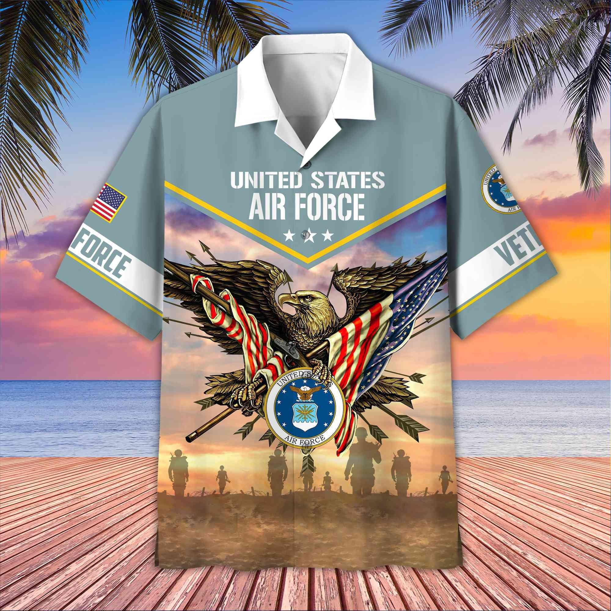 Premium Honoring All Who Served US Veterans Hawaii Shirt, Gifts For US Veterans BPVC080702