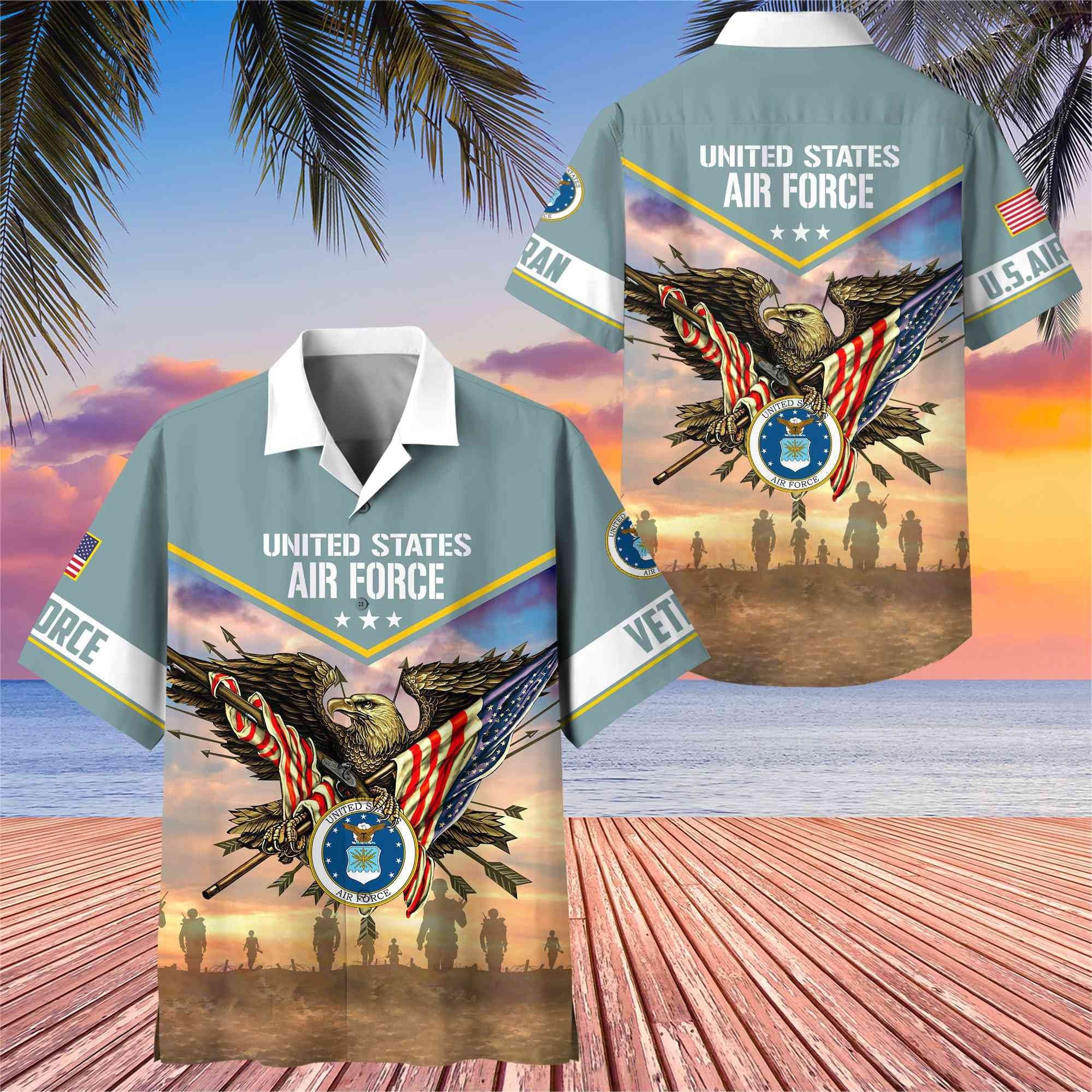 Premium Honoring All Who Served US Veterans Hawaii Shirt, Gifts For US Veterans BPVC080702