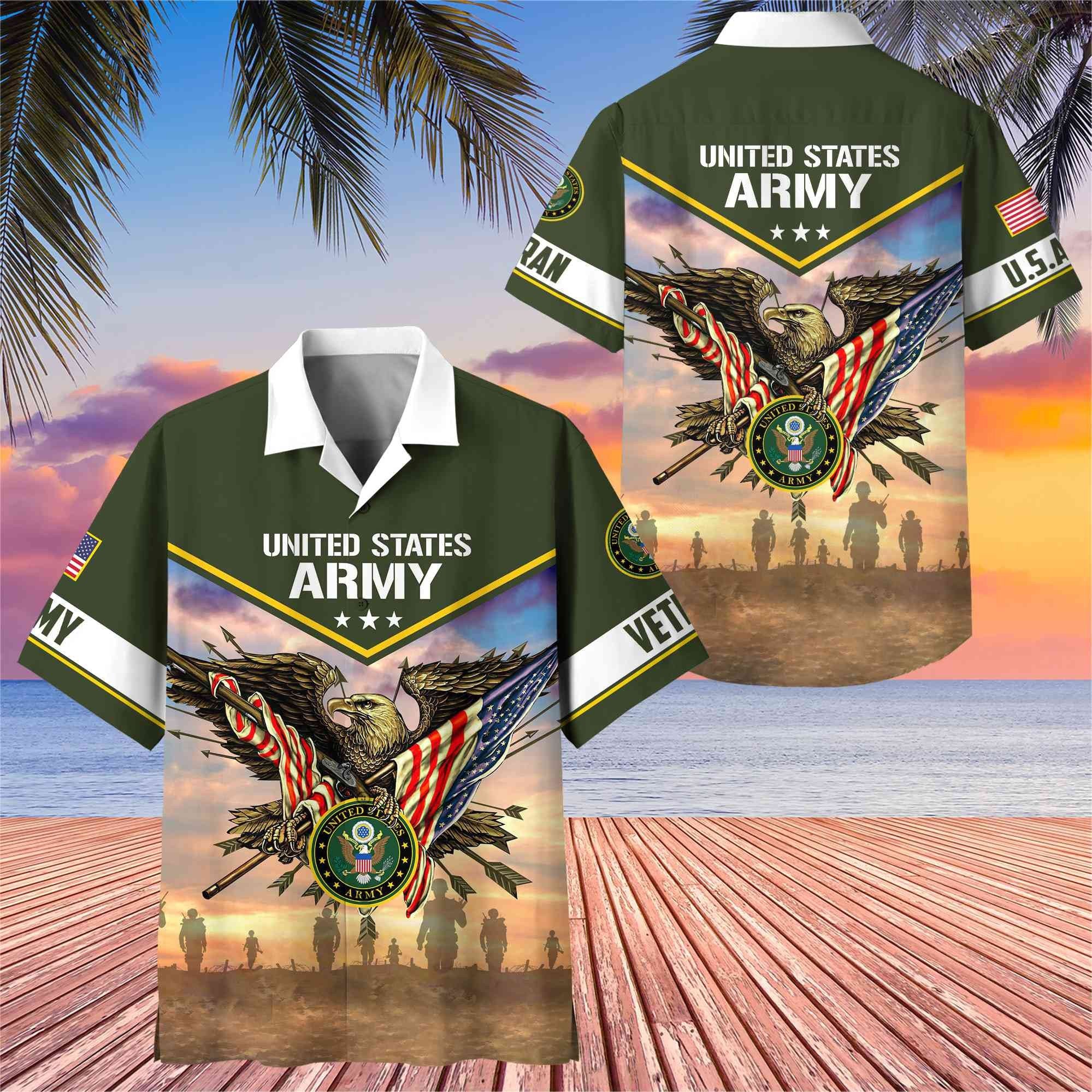 Premium Honoring All Who Served US Veterans Hawaii Shirt, Gifts For US Veterans BPVC080702