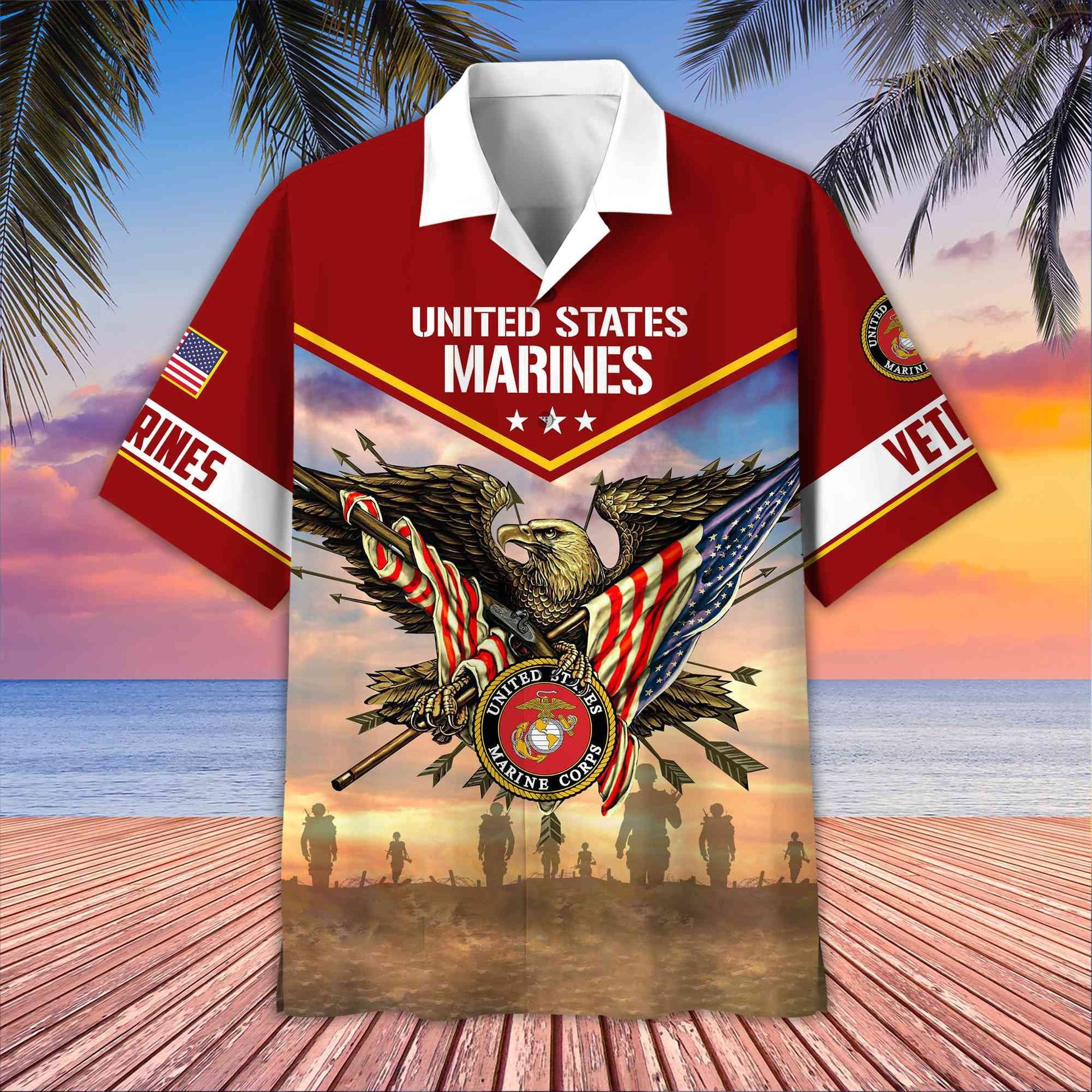 Premium Honoring All Who Served US Veterans Hawaii Shirt, Gifts For US Veterans BPVC080702