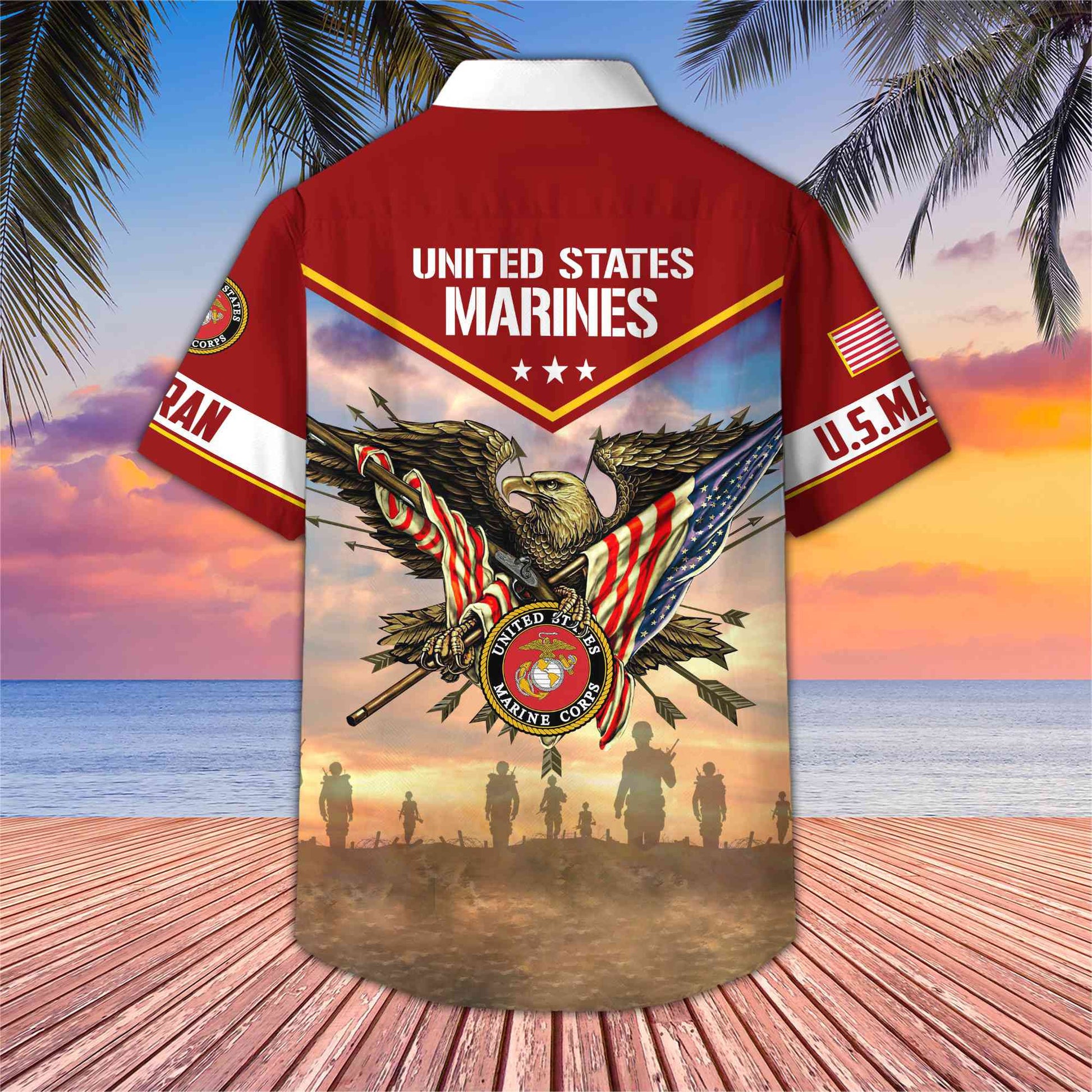 Premium Honoring All Who Served US Veterans Hawaii Shirt, Gifts For US Veterans BPVC080702