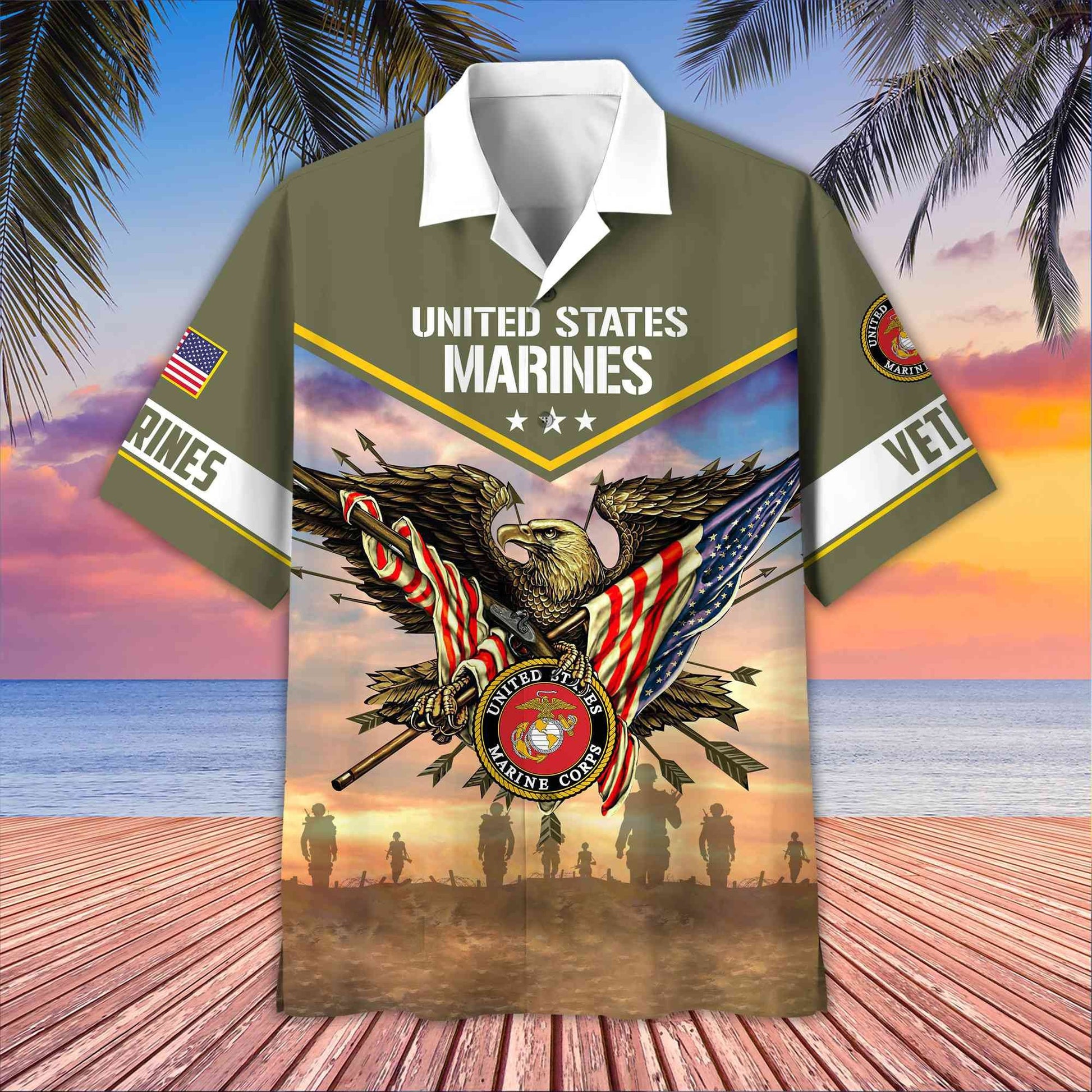 Premium Honoring All Who Served US Veterans Hawaii Shirt, Gifts For US Veterans BPVC080702