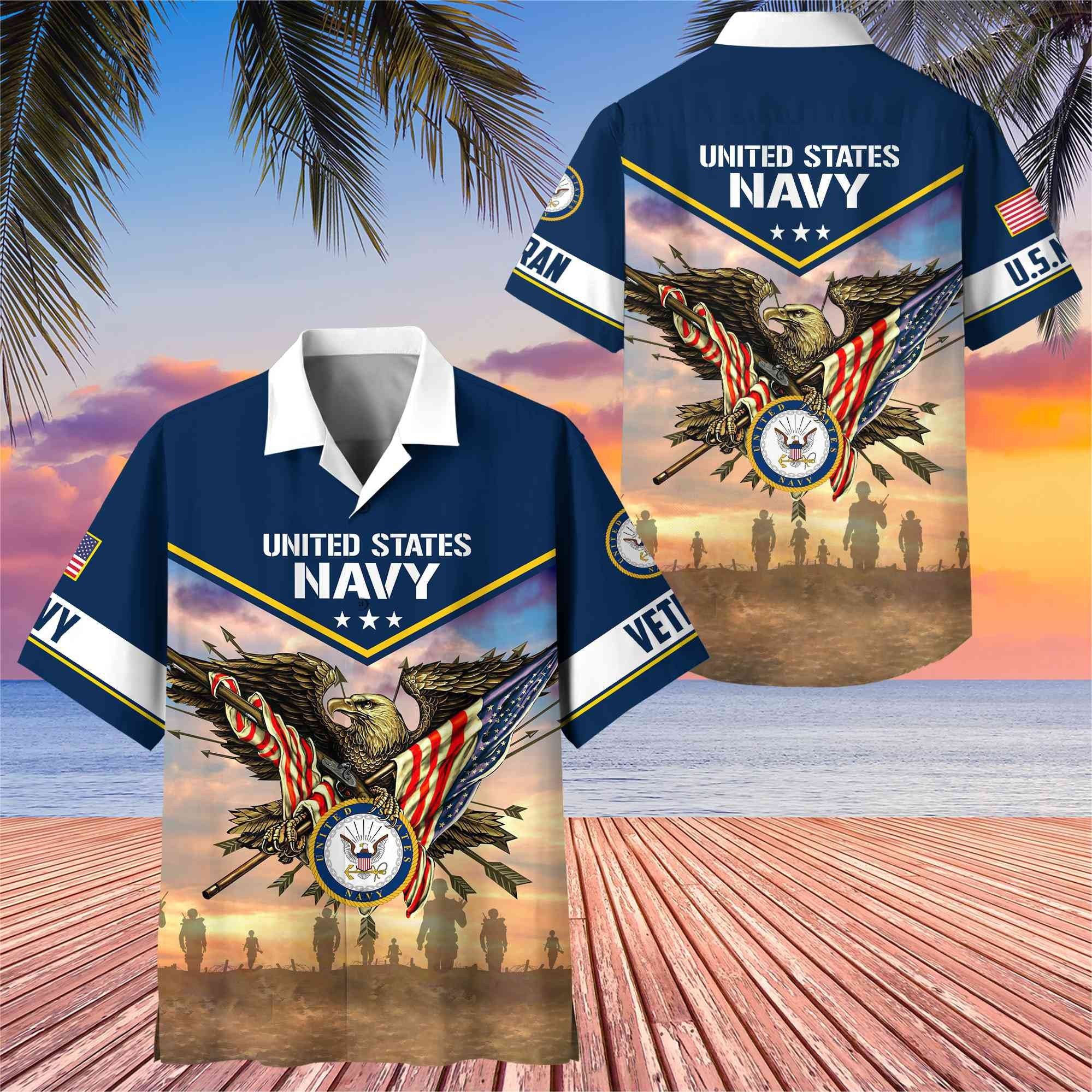 Premium Honoring All Who Served US Veterans Hawaii Shirt, Gifts For US Veterans BPVC080702