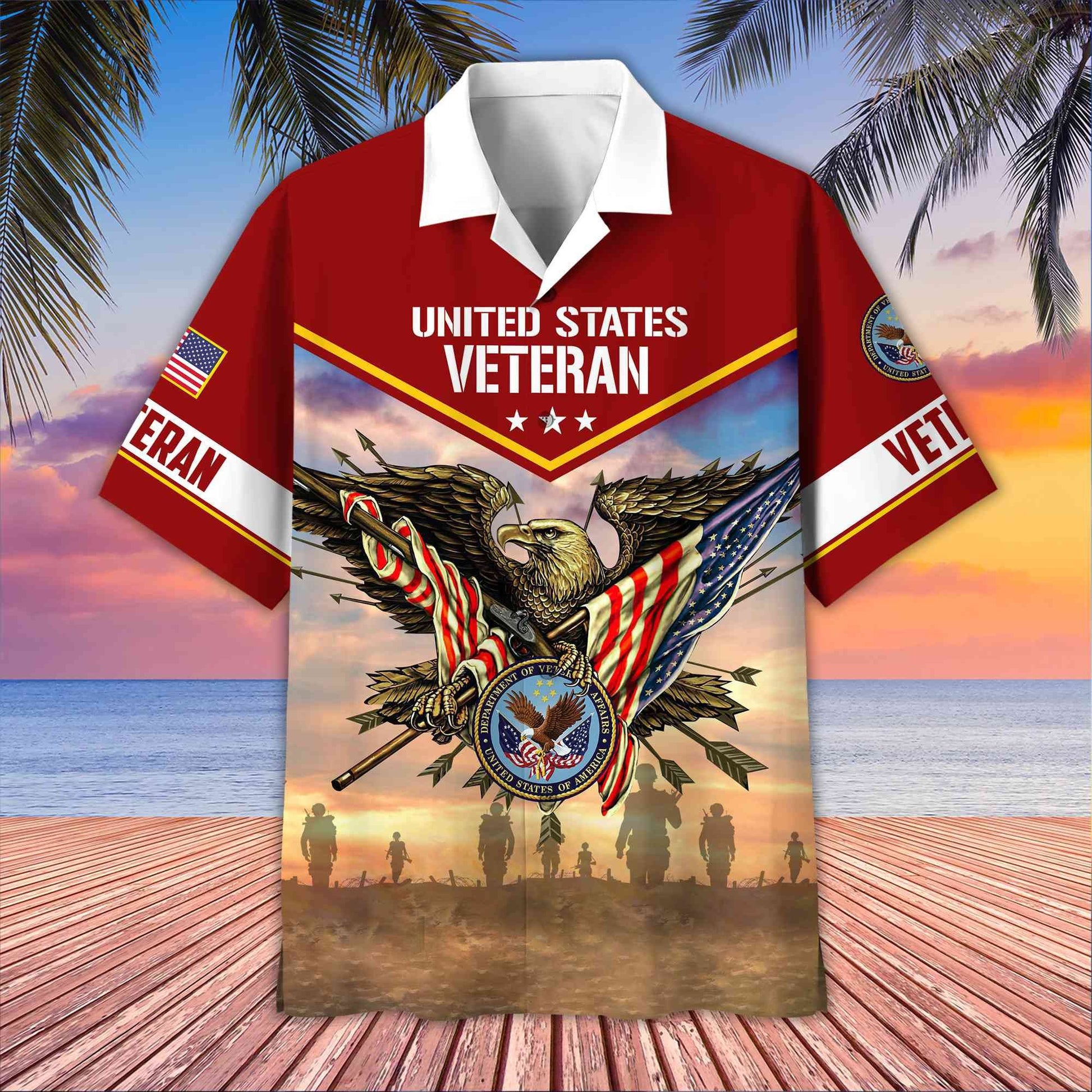 Premium Honoring All Who Served US Veterans Hawaii Shirt, Gifts For US Veterans BPVC080702