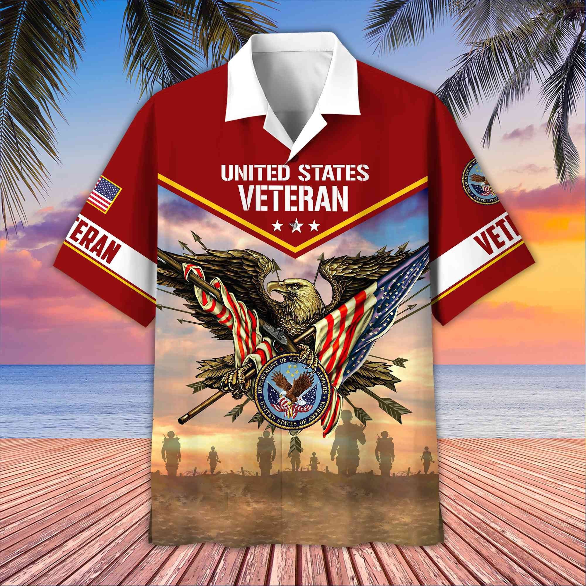 Premium Honoring All Who Served US Veterans Hawaii Shirt, Gifts For US Veterans BPVC080702