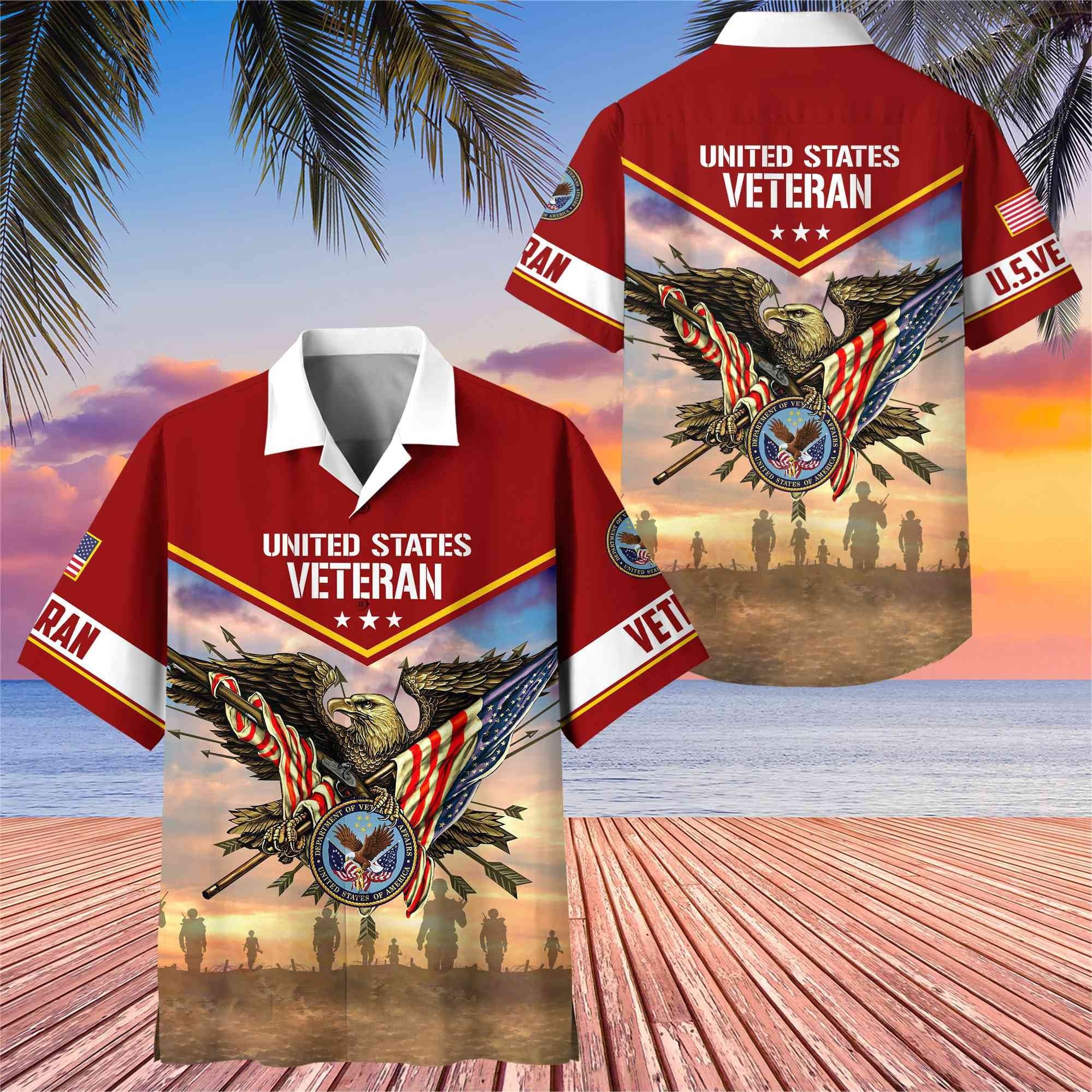 Premium Honoring All Who Served US Veterans Hawaii Shirt, Gifts For US Veterans BPVC080702