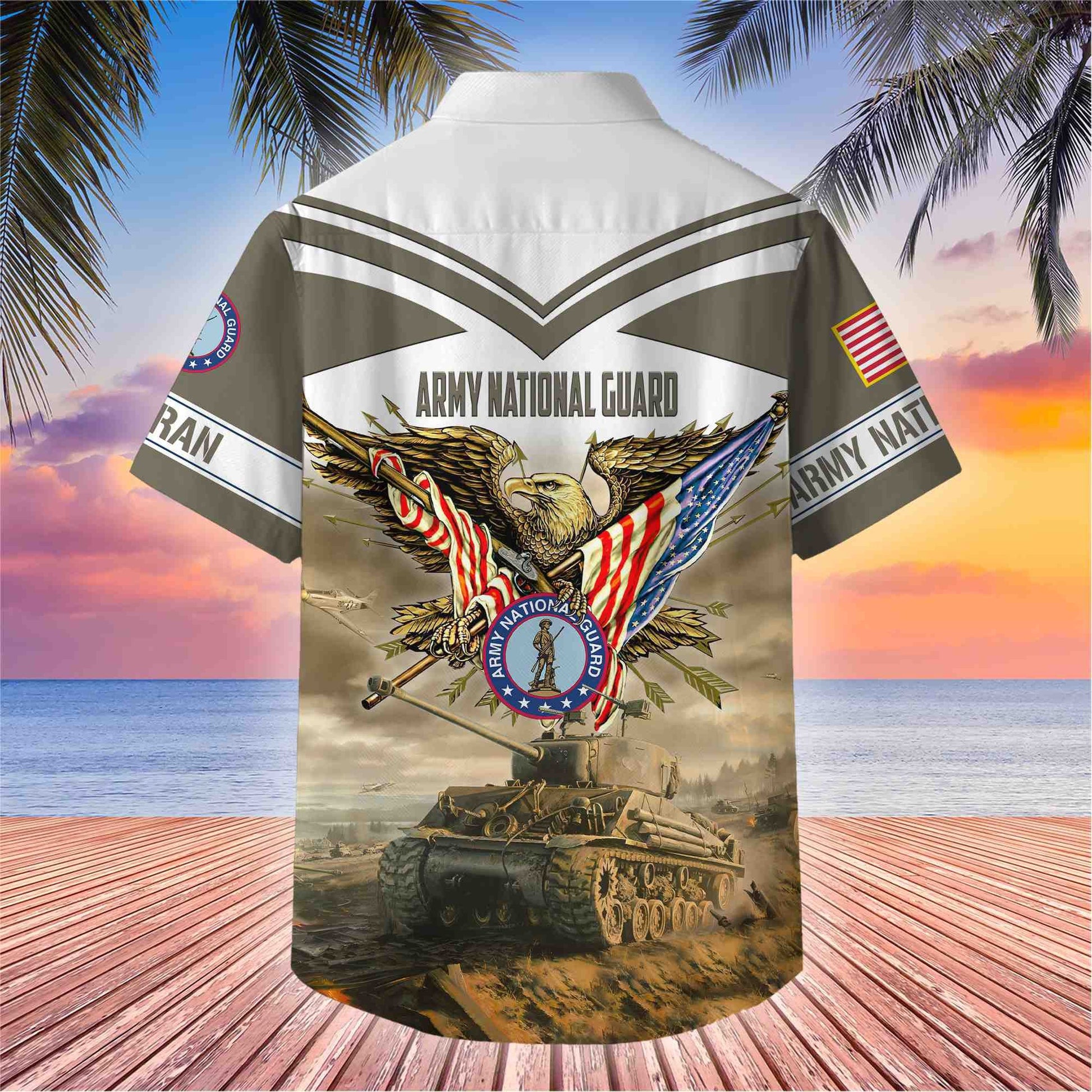 Premium American Pride US Veterans Hawaii Shirt, Gifts For Dad For Husband Veteran BPVC090703